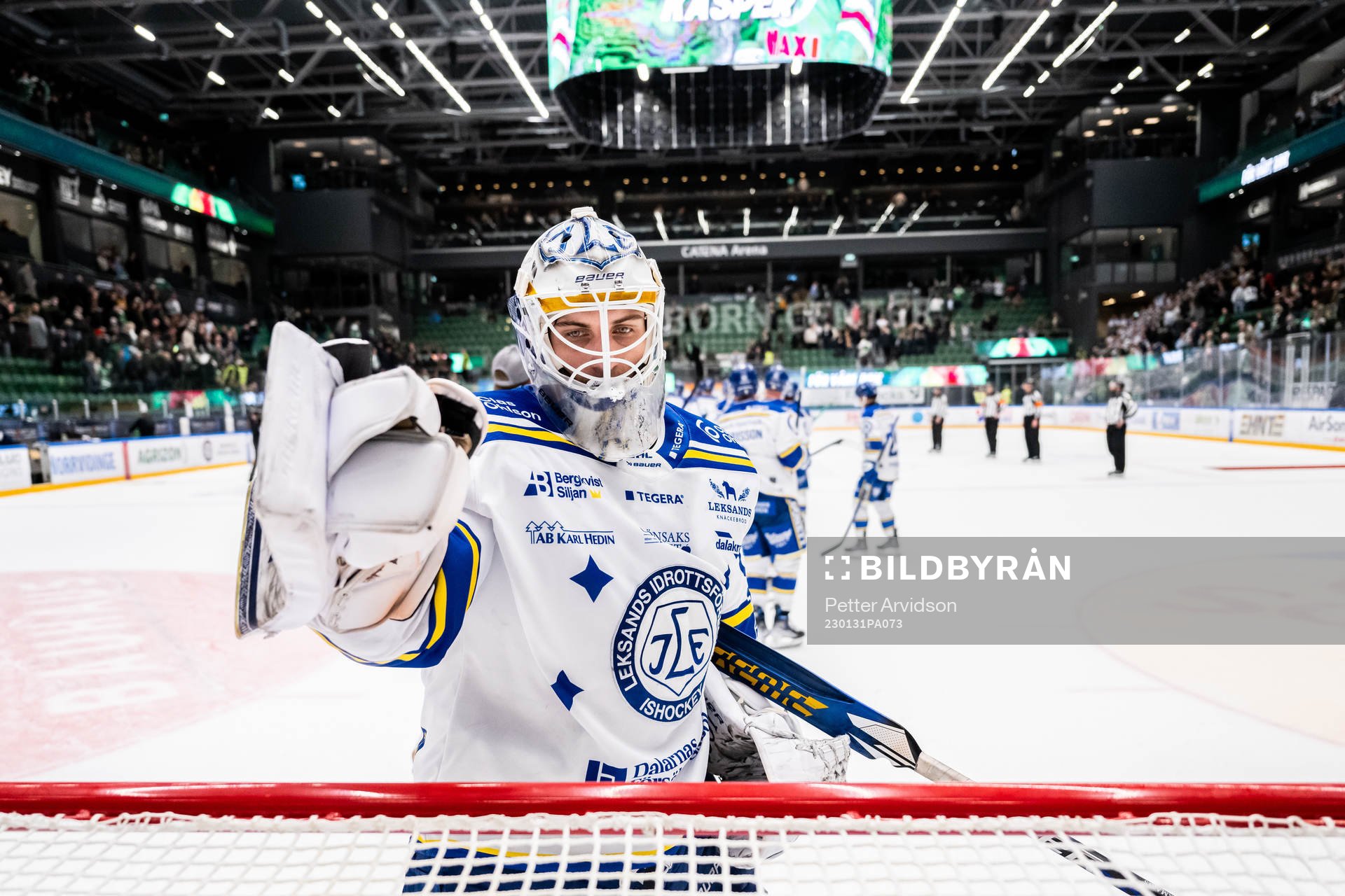 Leksands målvakt Mantas Armalis