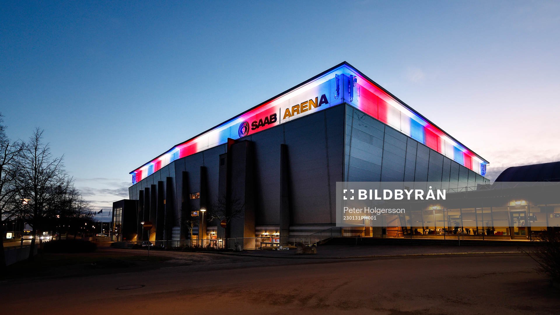 SAAB Arena före ishockeymatchen i SHL mellan Linköping