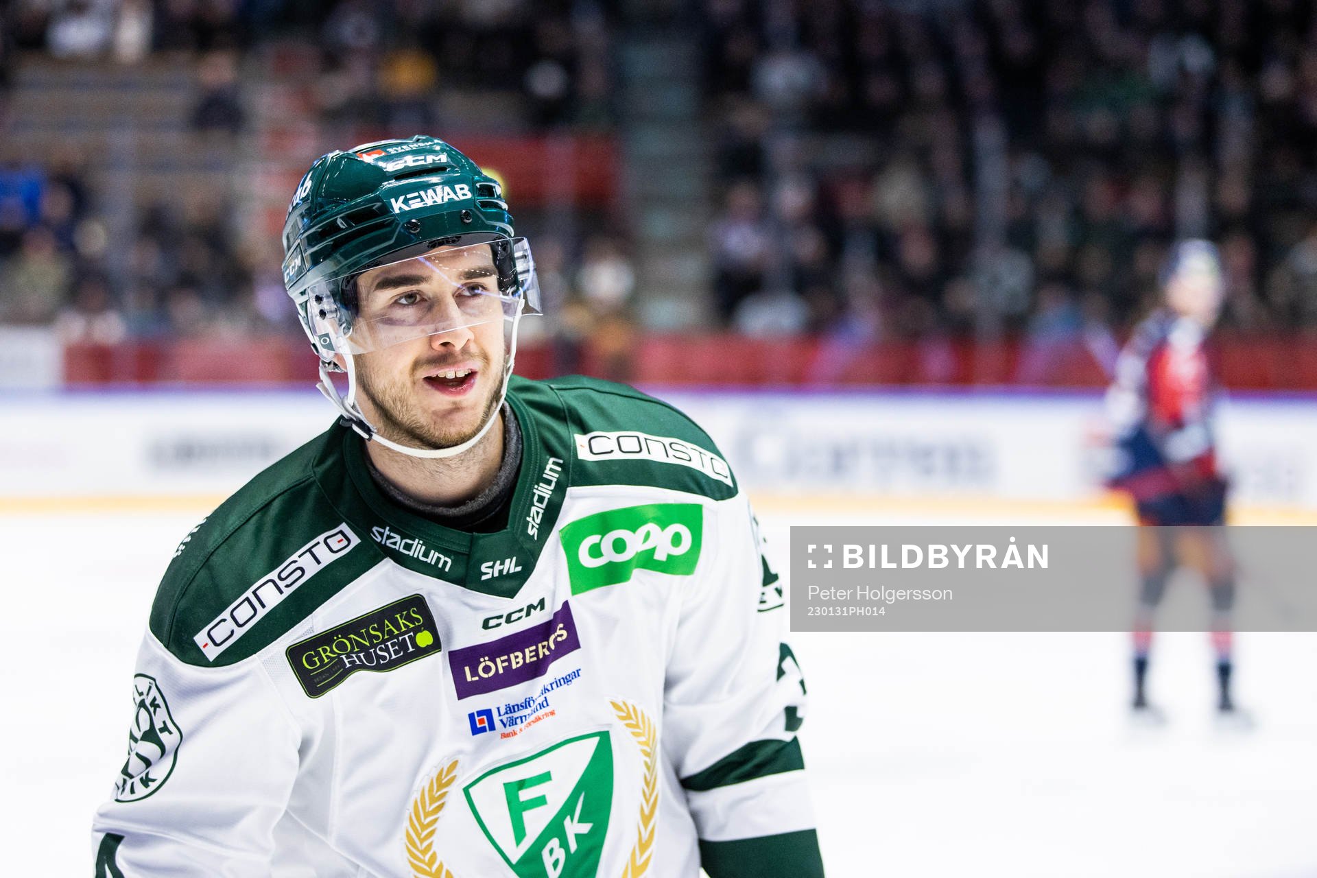 Färjestads Michael Lindqvist jublar