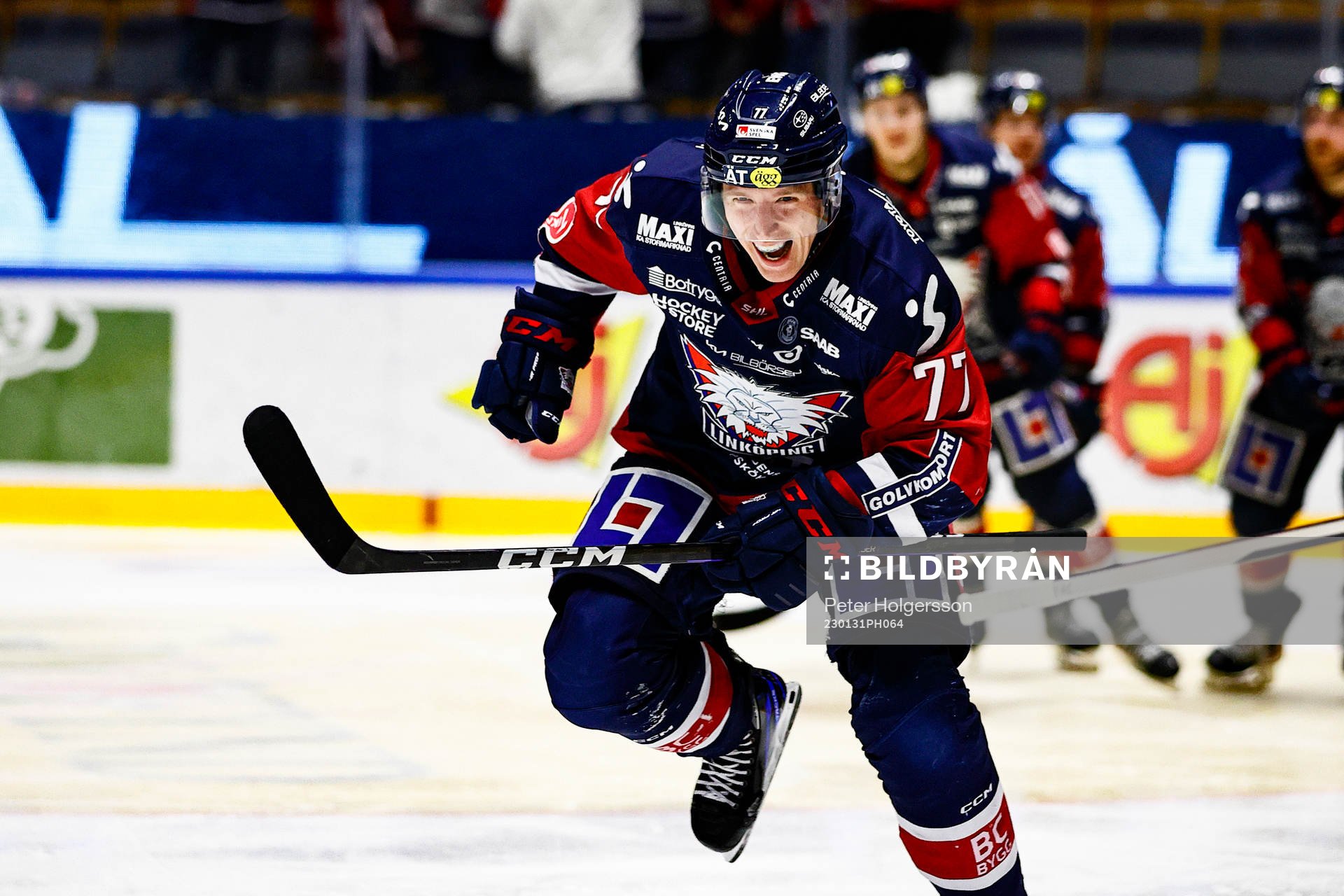 Linköpings Markus Hännikäinen jublar