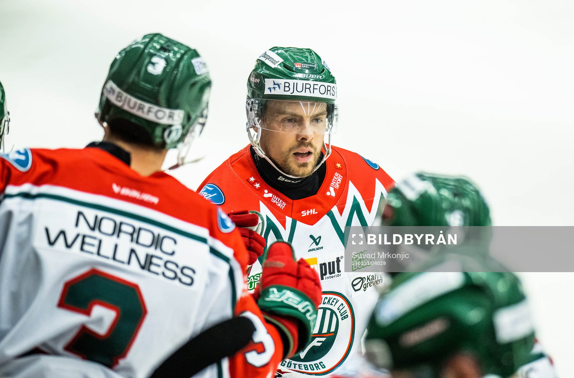 Frölundas Mats Rosseli Olsen jublar