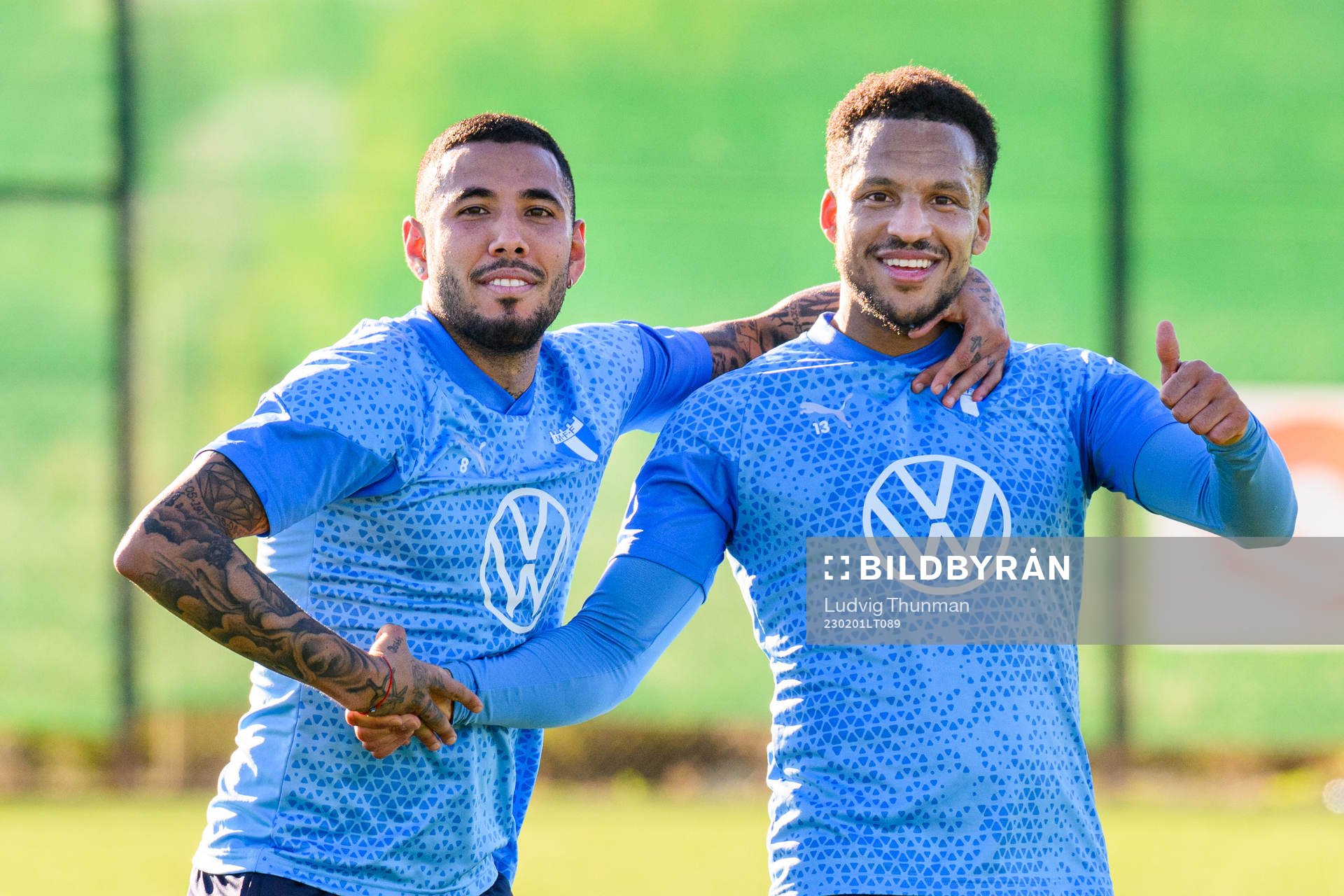 Sergio Pena och Martin Olsson