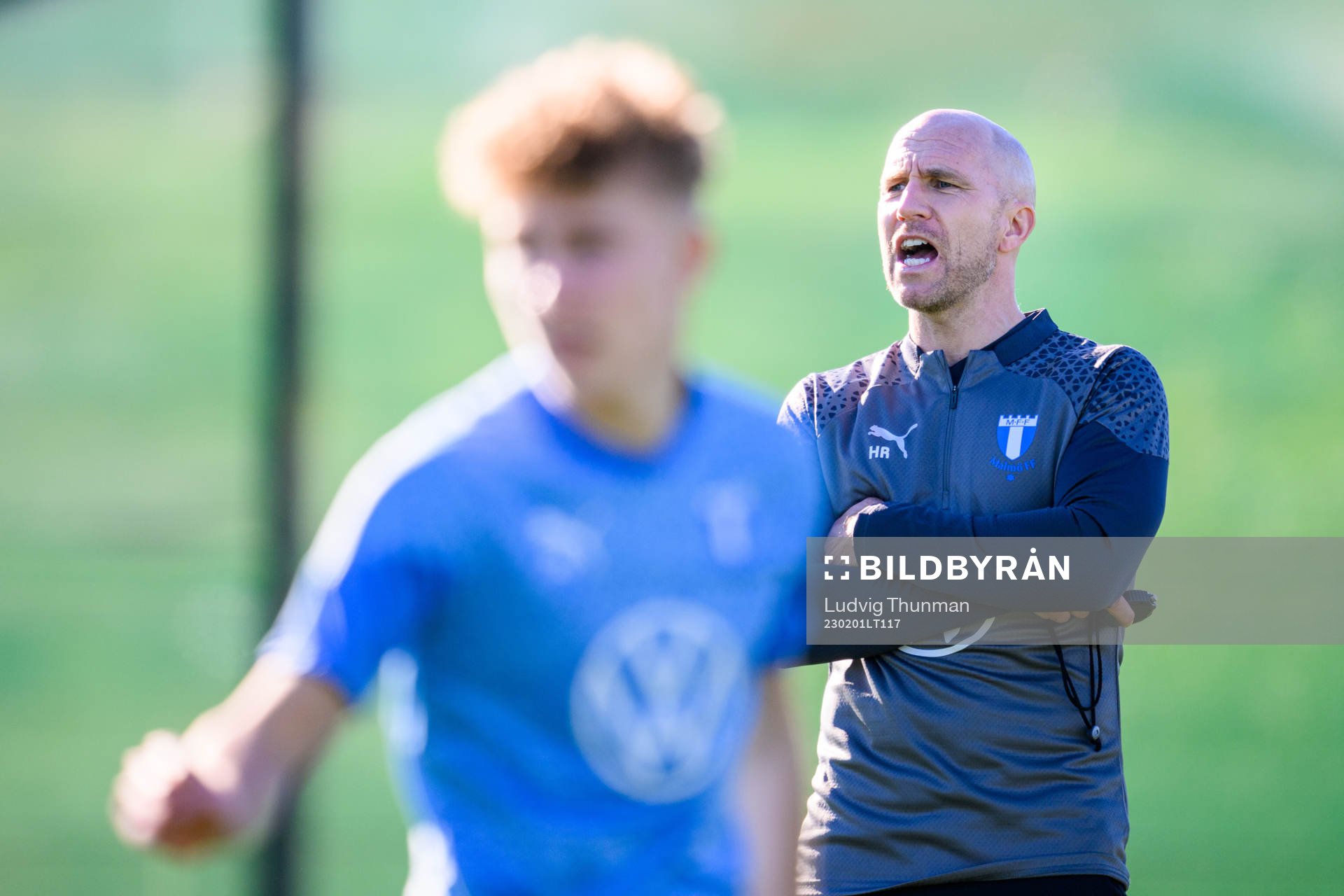 Tränare Henrik Rydström