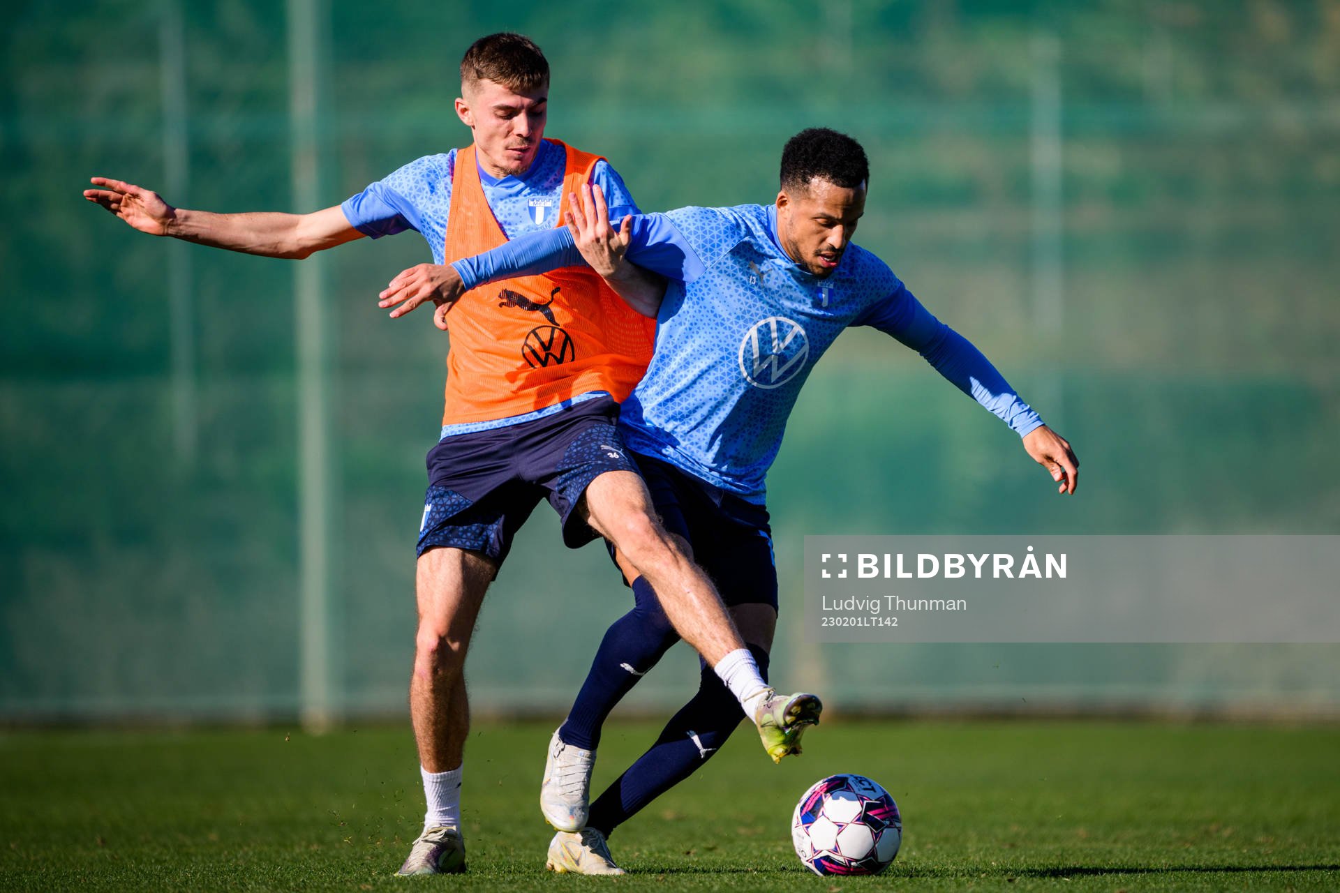 Patriot Sejdiu och Martin Olsson