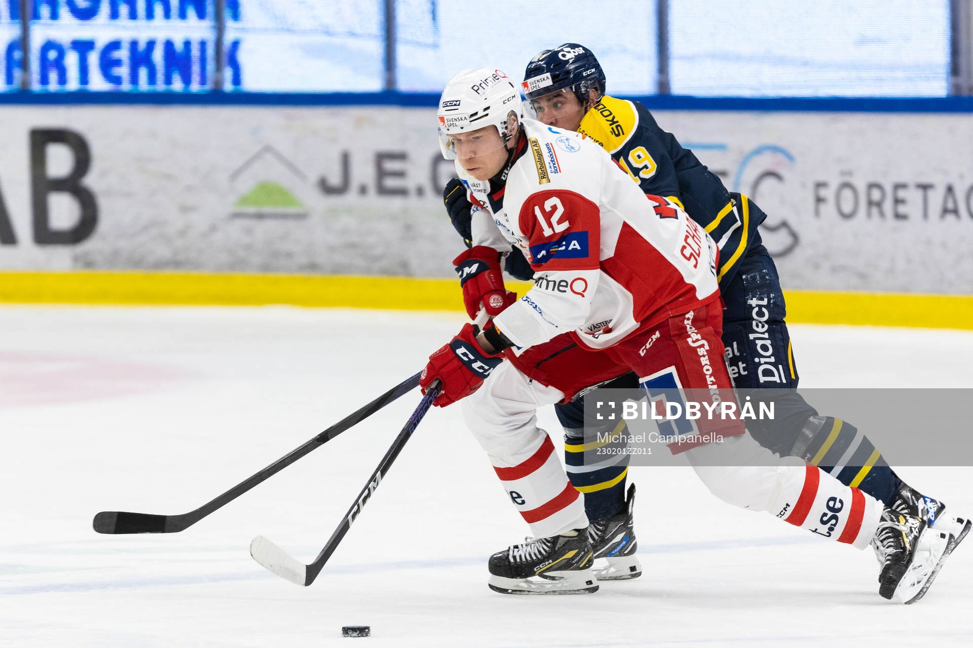Västerviks Anton Schagerberg och Södertäljes Lucas
