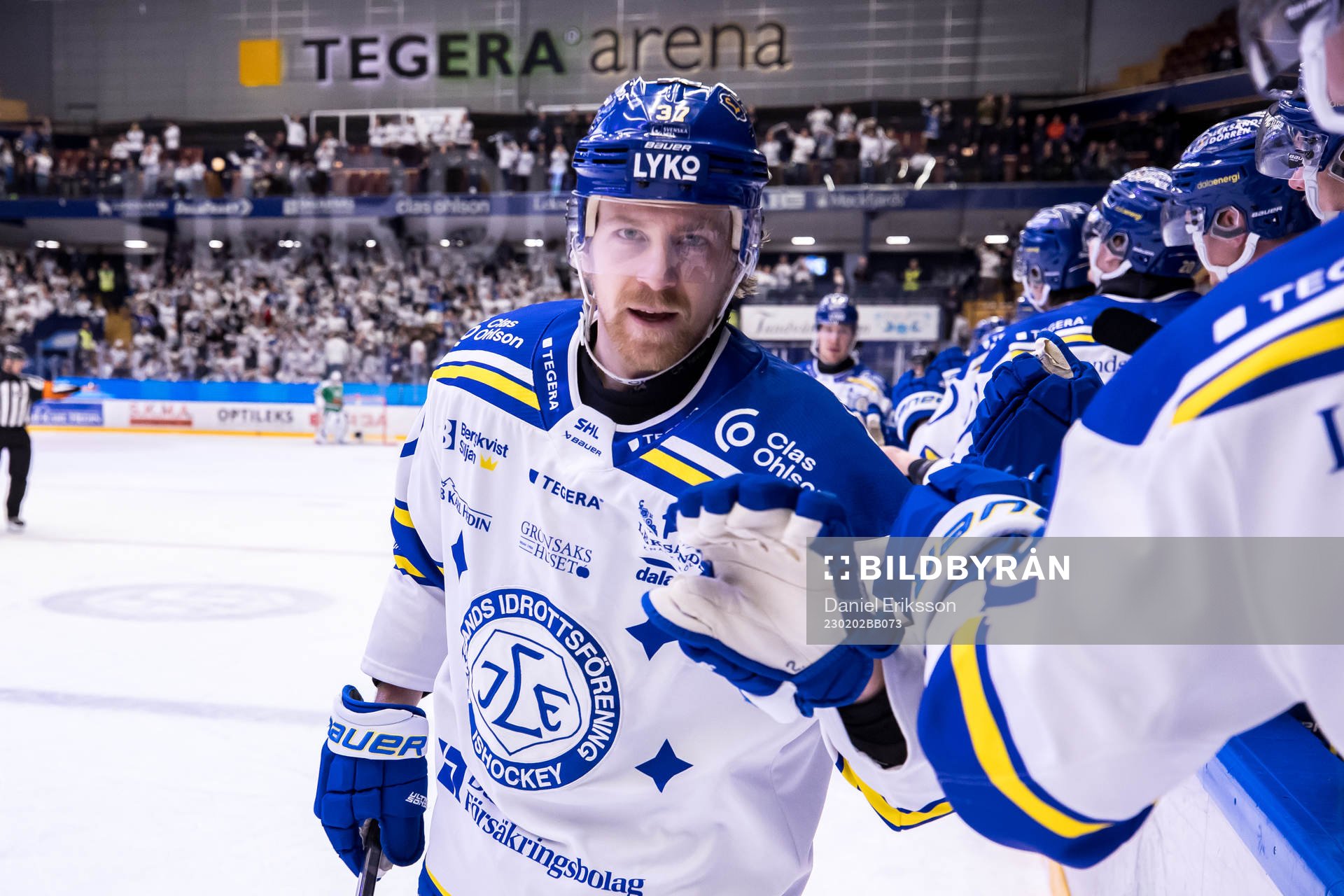 Leksands Anton Lindholm jubel