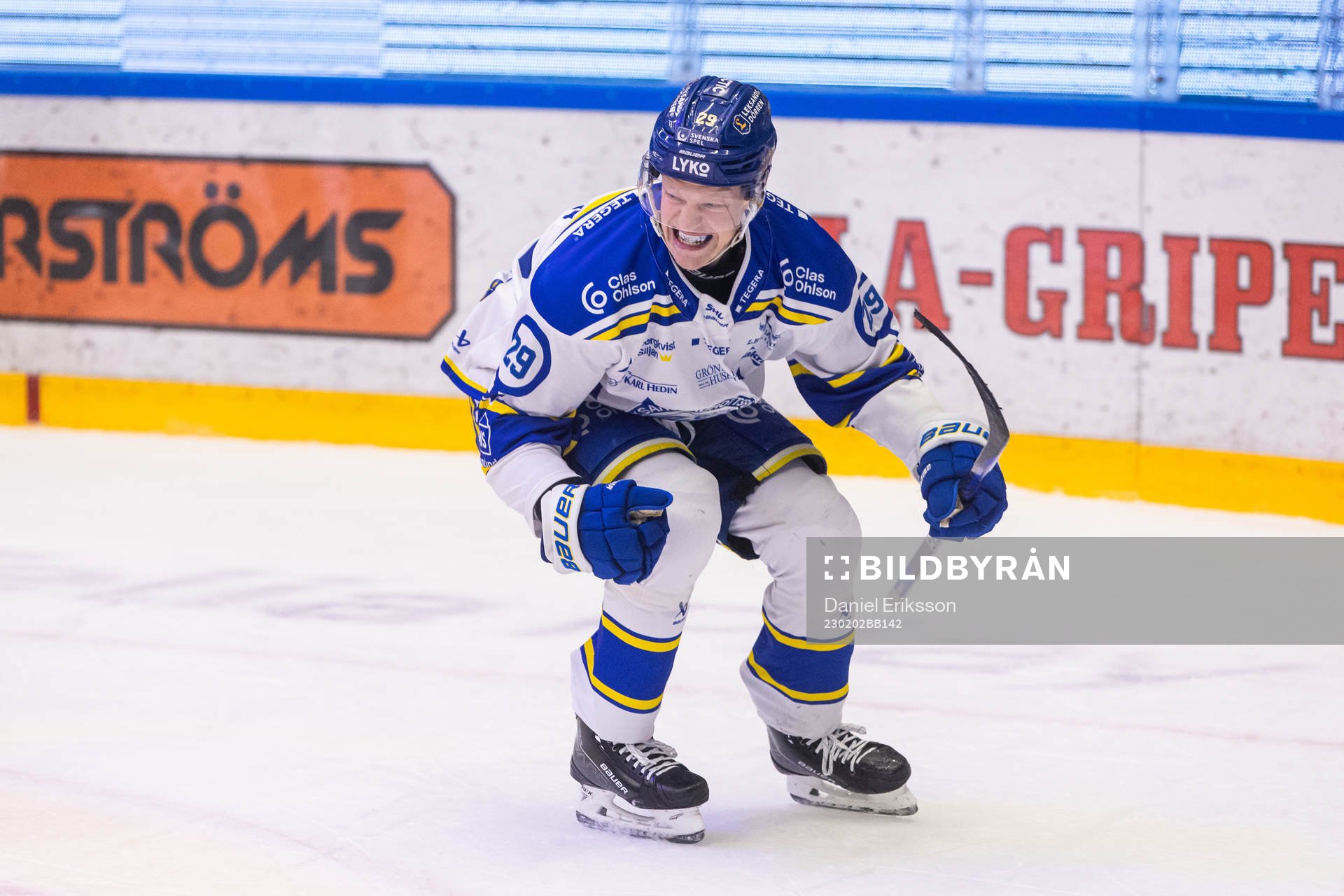 Leksands Emil Heineman jublar