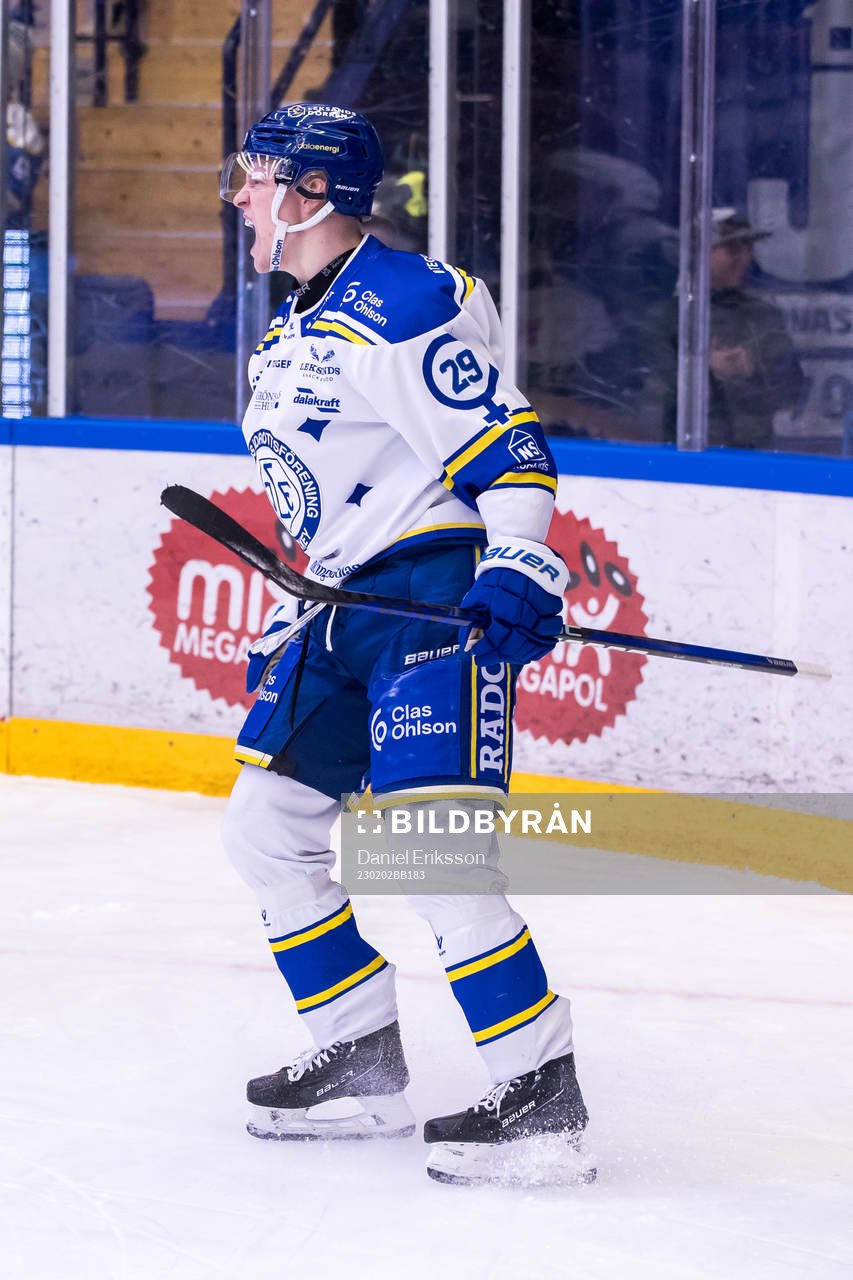 Leksands Emil Heineman jubel