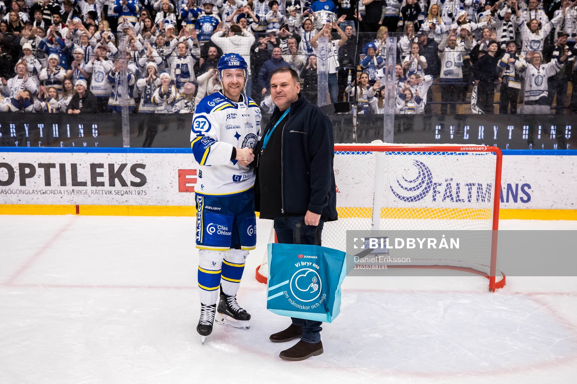 Leksands Anton Lindholm utsedd till matchens lirare