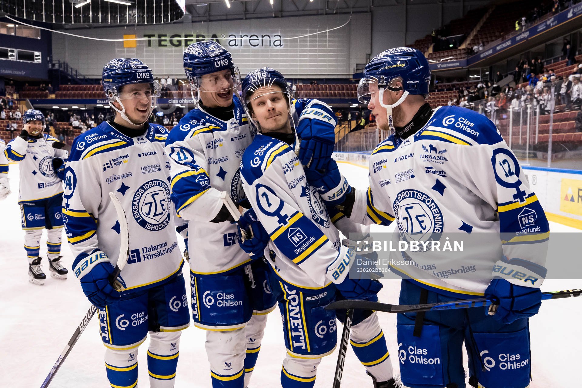 Leksands Marcus Karlberg jublar
