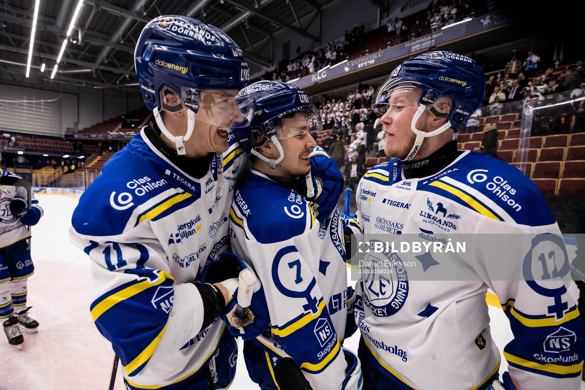 Leksands Marcus Karlberg jublar