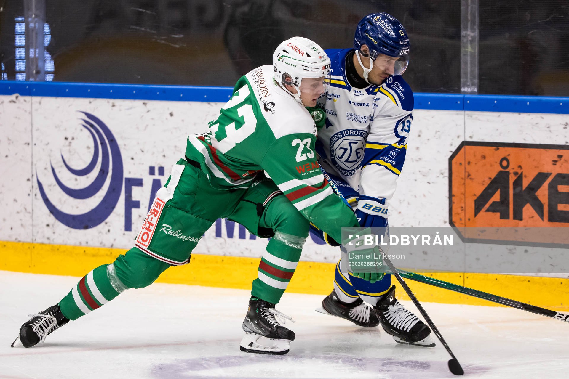 Rögles Oliver Tärnström och Leksands Jon Knuts