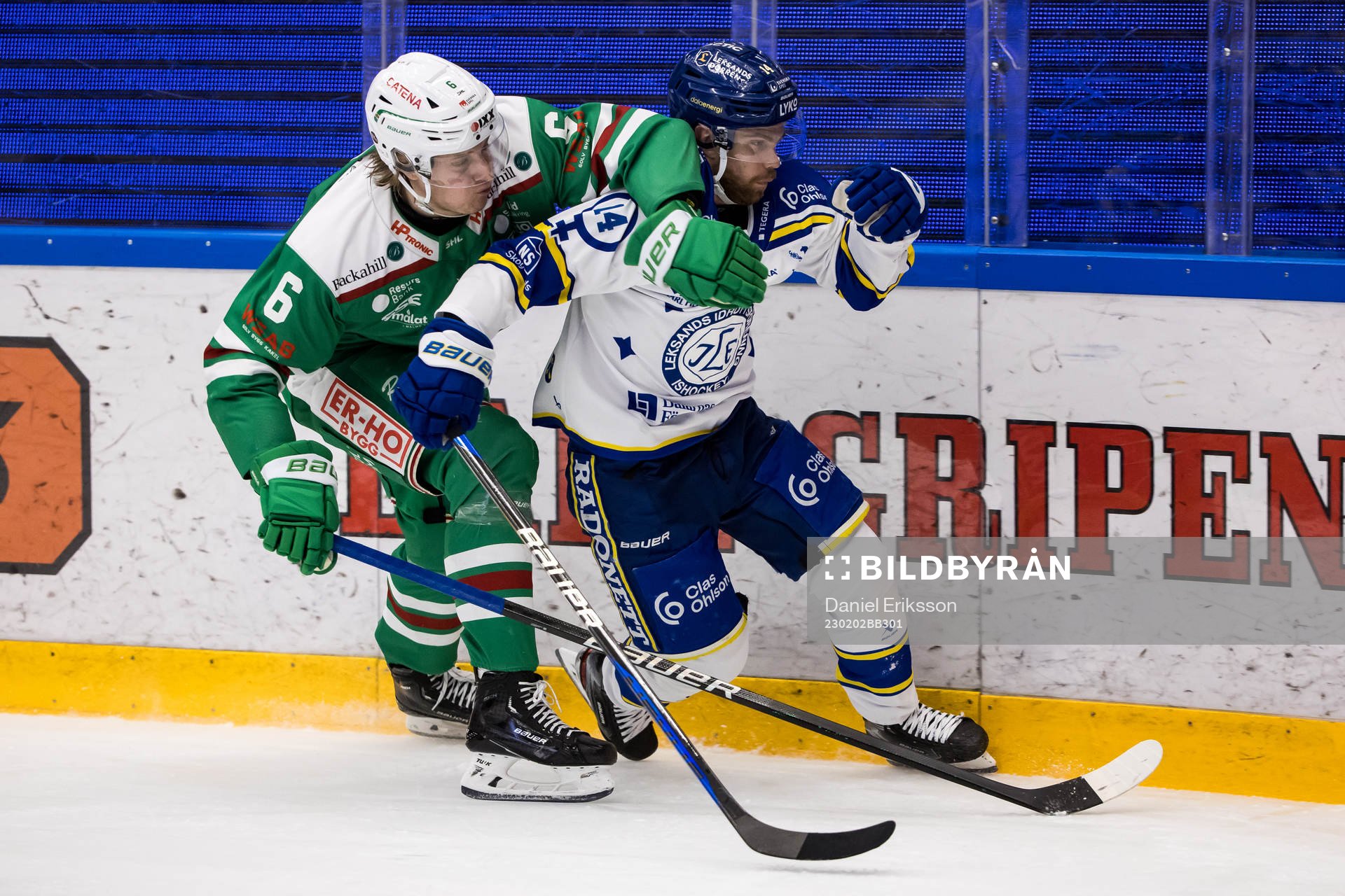 Rögles Tony Sund och Leksands Oskar Lang