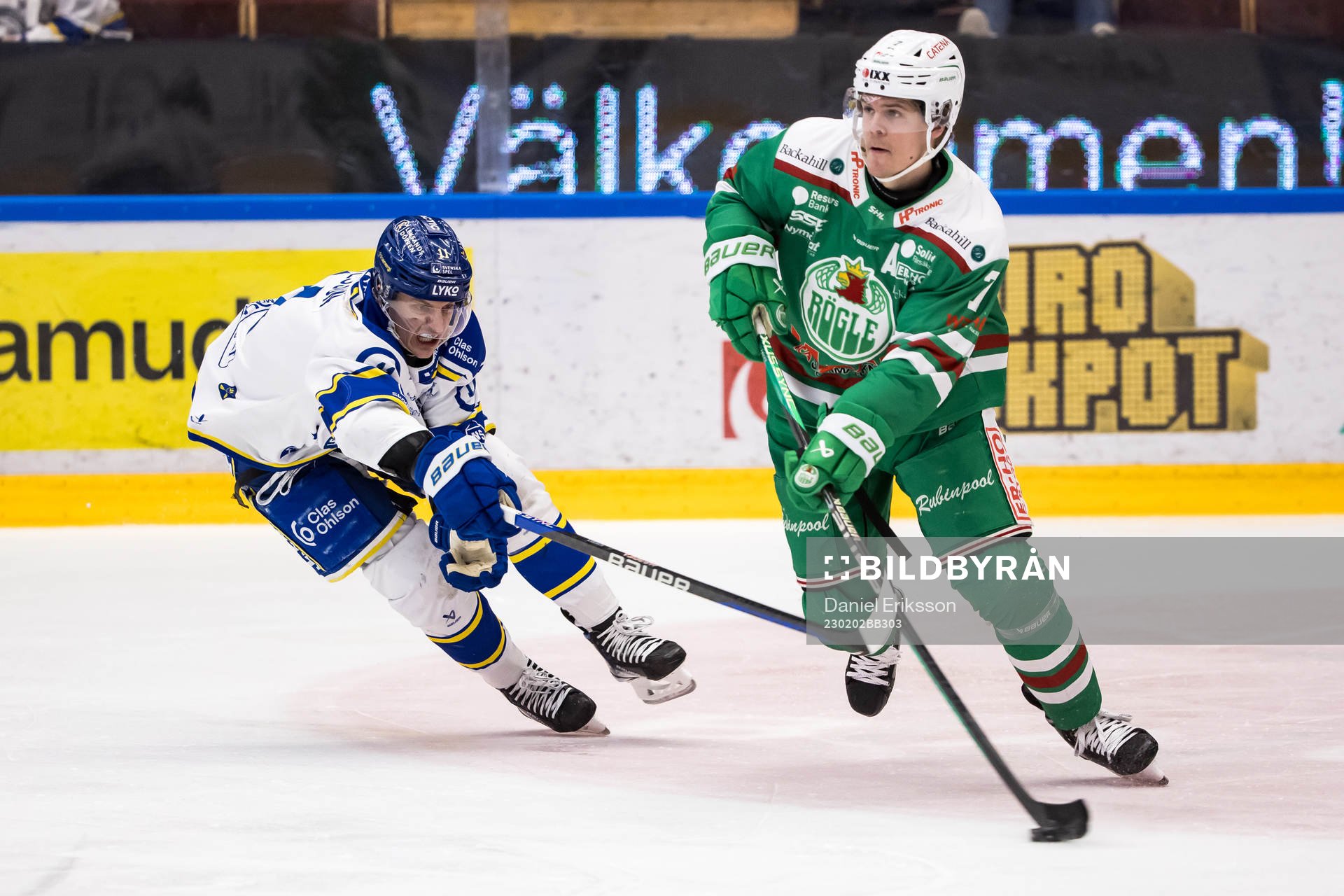 Leksands Martin Karlsson och Rögles Erlend Lesund