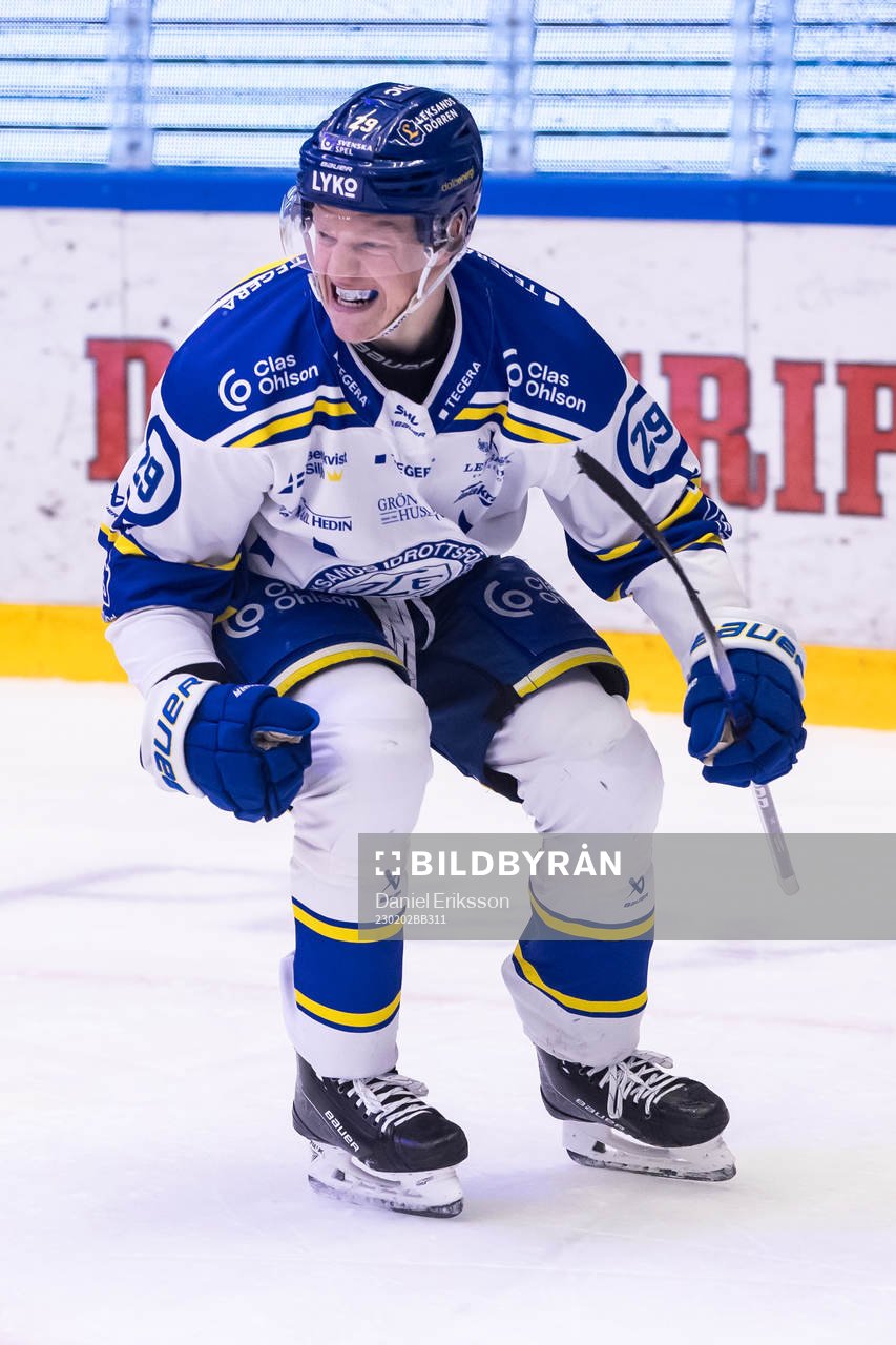 Leksands Emil Heineman jubel