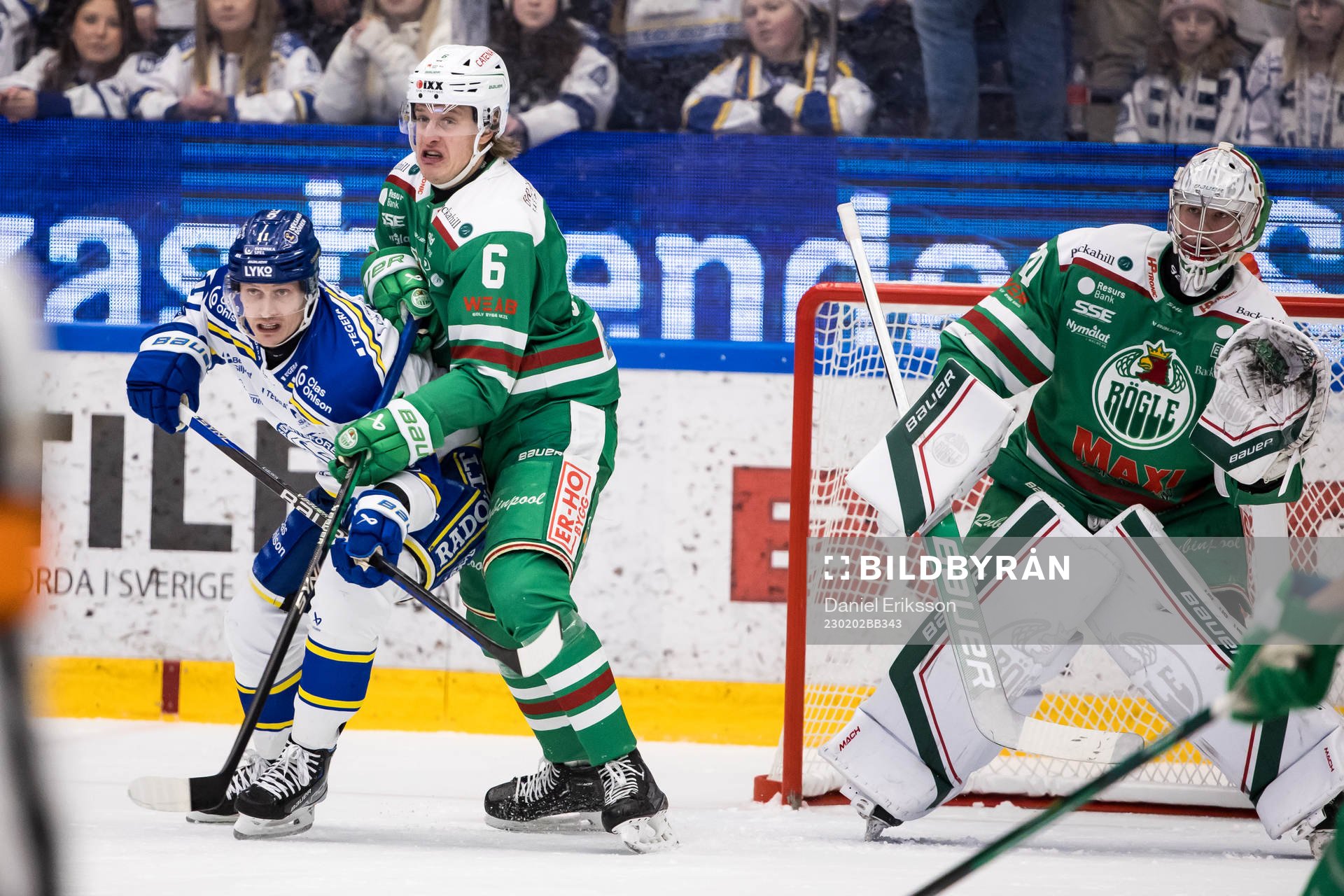 Leksands Martin Karlsson och Rögles Tony Sund och Rögles