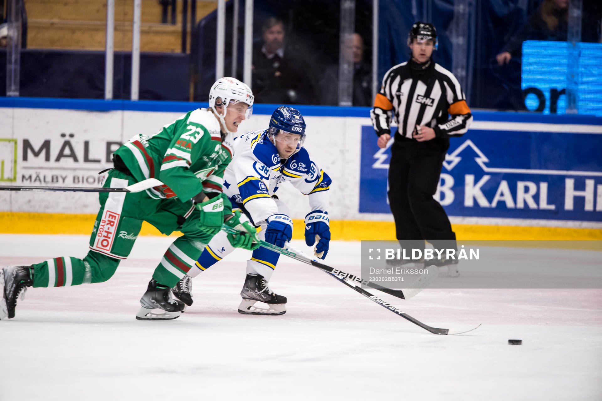 Rögles Oliver Tärnström och Leksands Olle Alsing