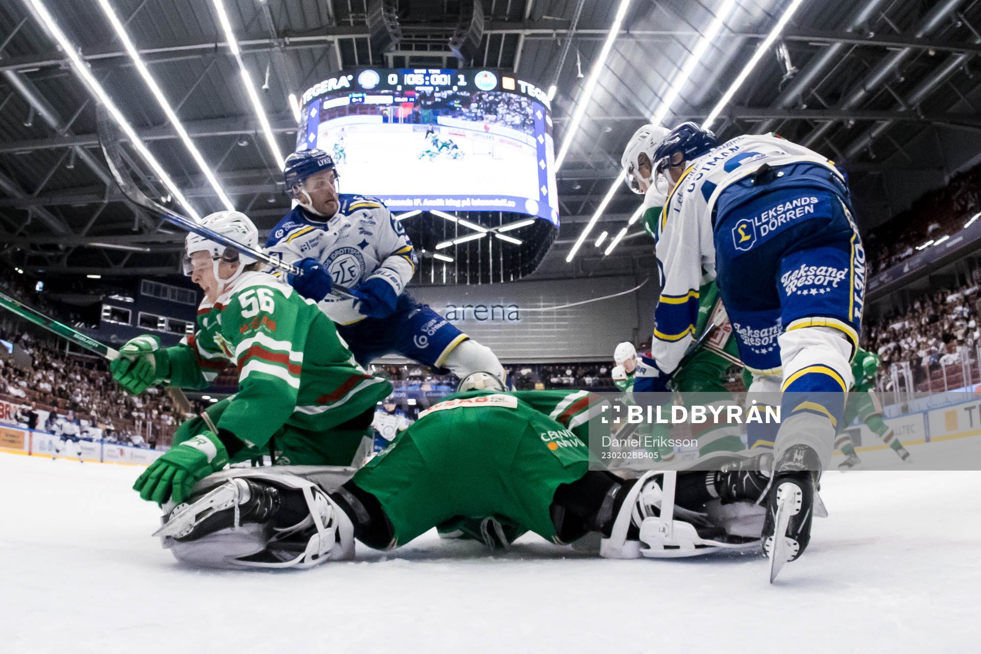 Rögles Adam Engström och Leksands Carter Camper