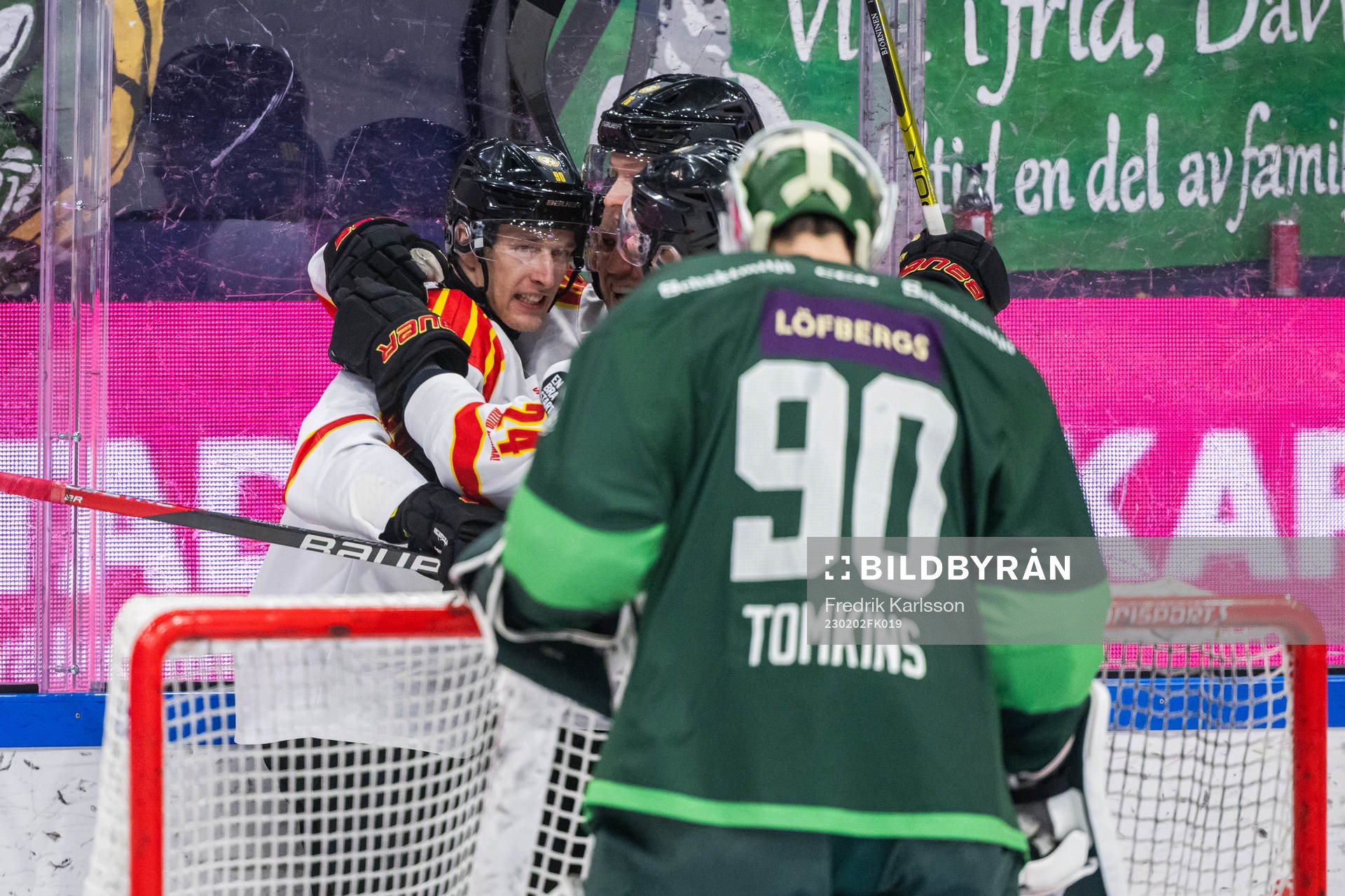 Brynäs David Sklenicka jublar