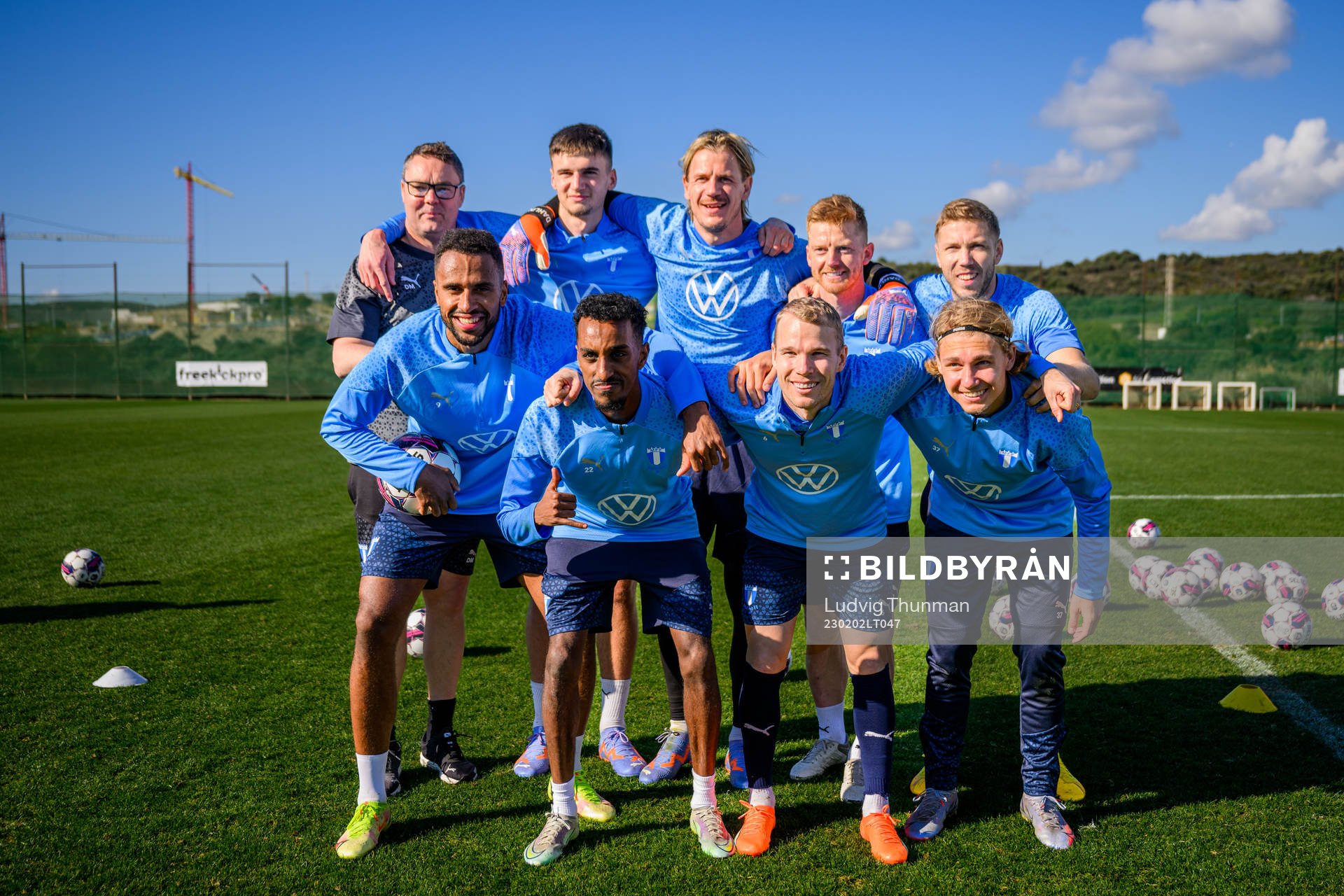 Materialförvaltare Daniel Möller, Noah Eile, målvakt
