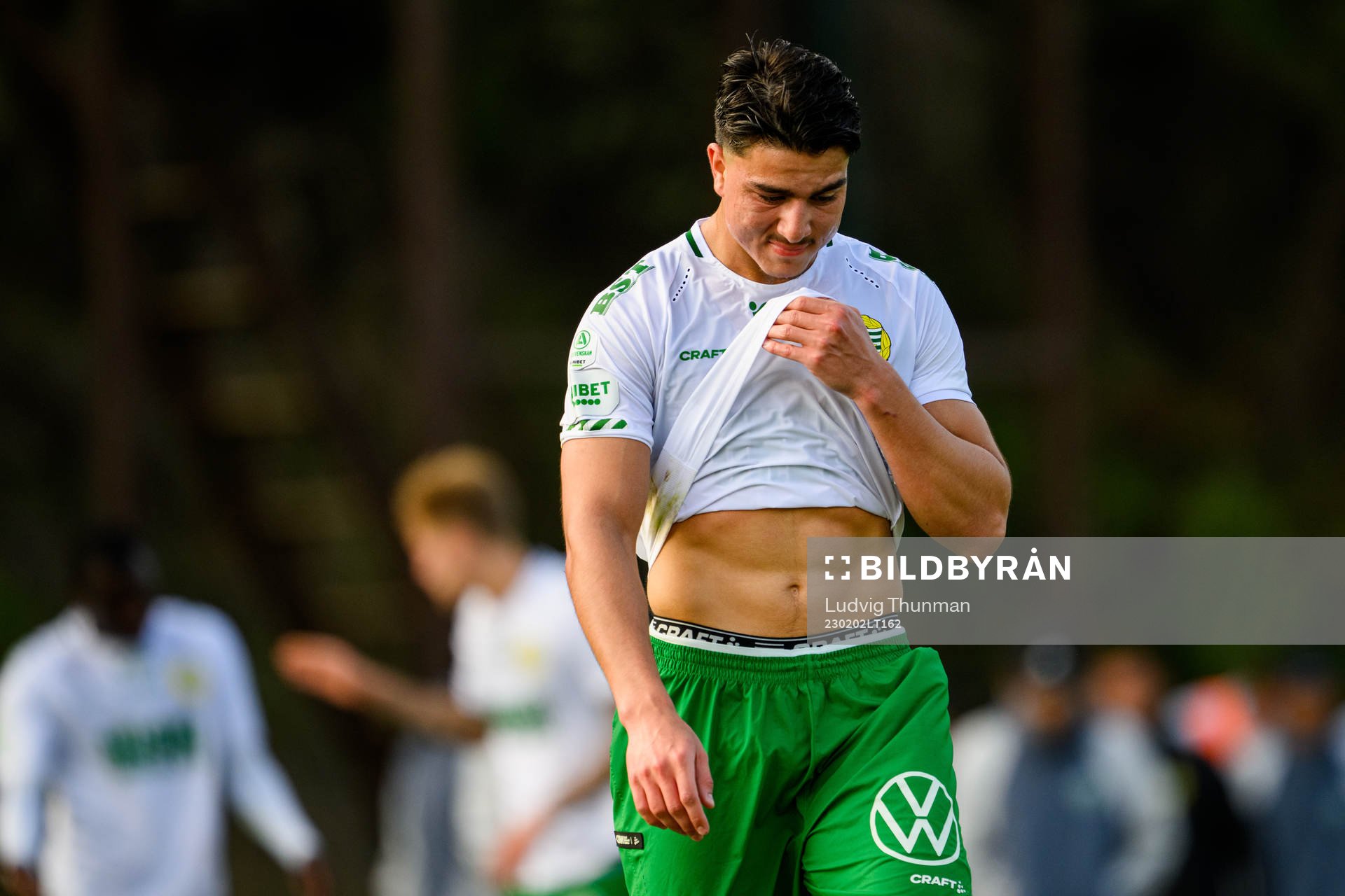 Jusef Erabi of Hammarby looks dejected