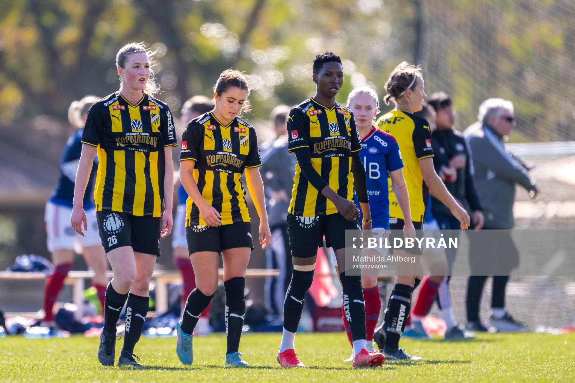 Häckens Alexandra Larsson och lagkamrater deppar