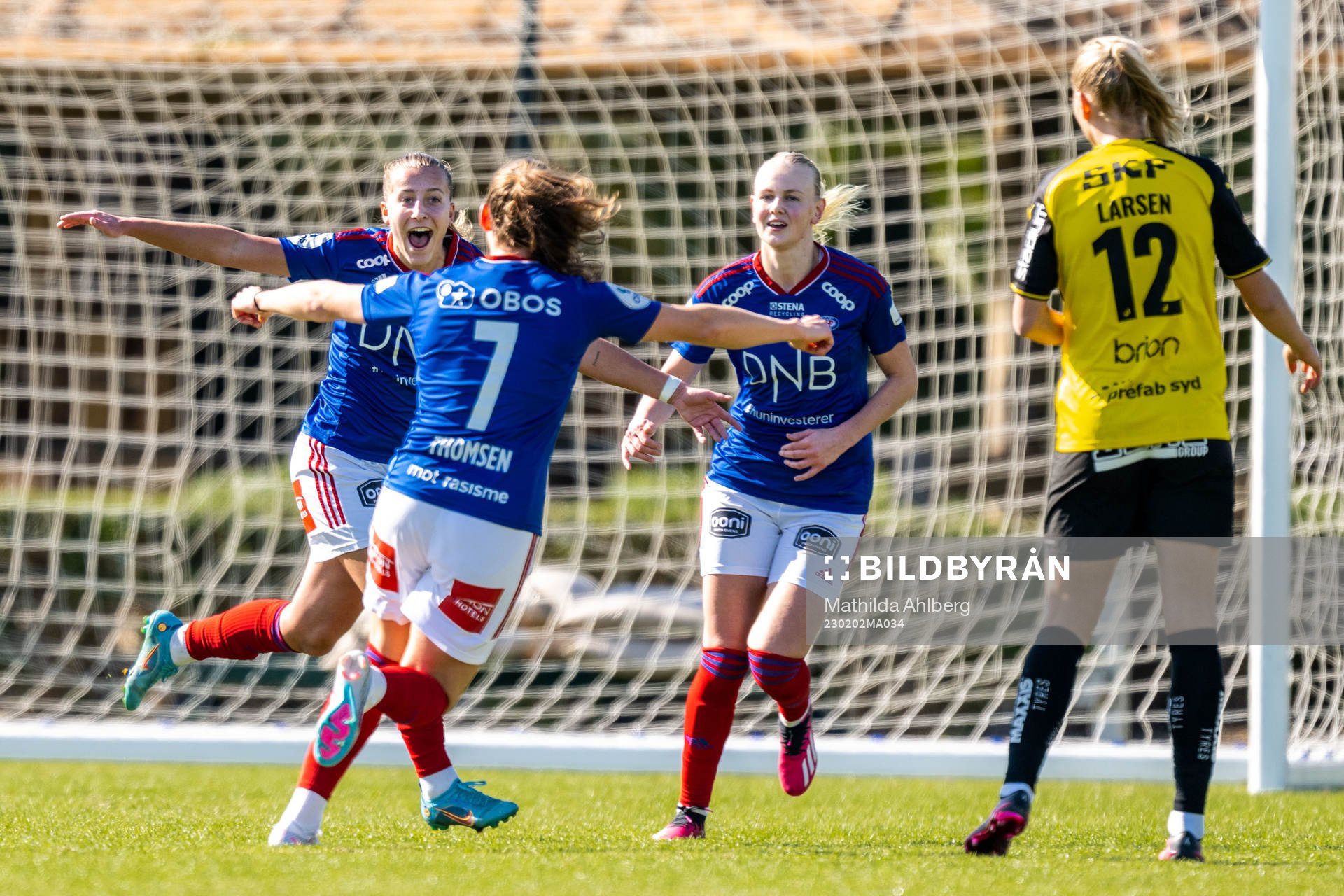 Vålerengas Stine Nybø Brekken jublar