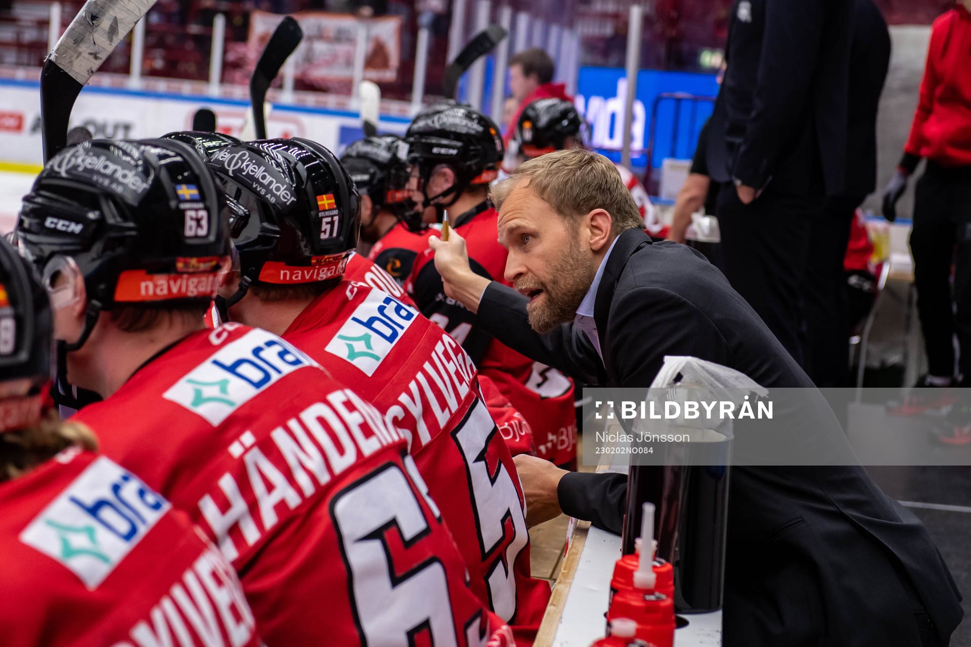 Malmö Redhawks assisterande tränare Mathias Tjärnqvist