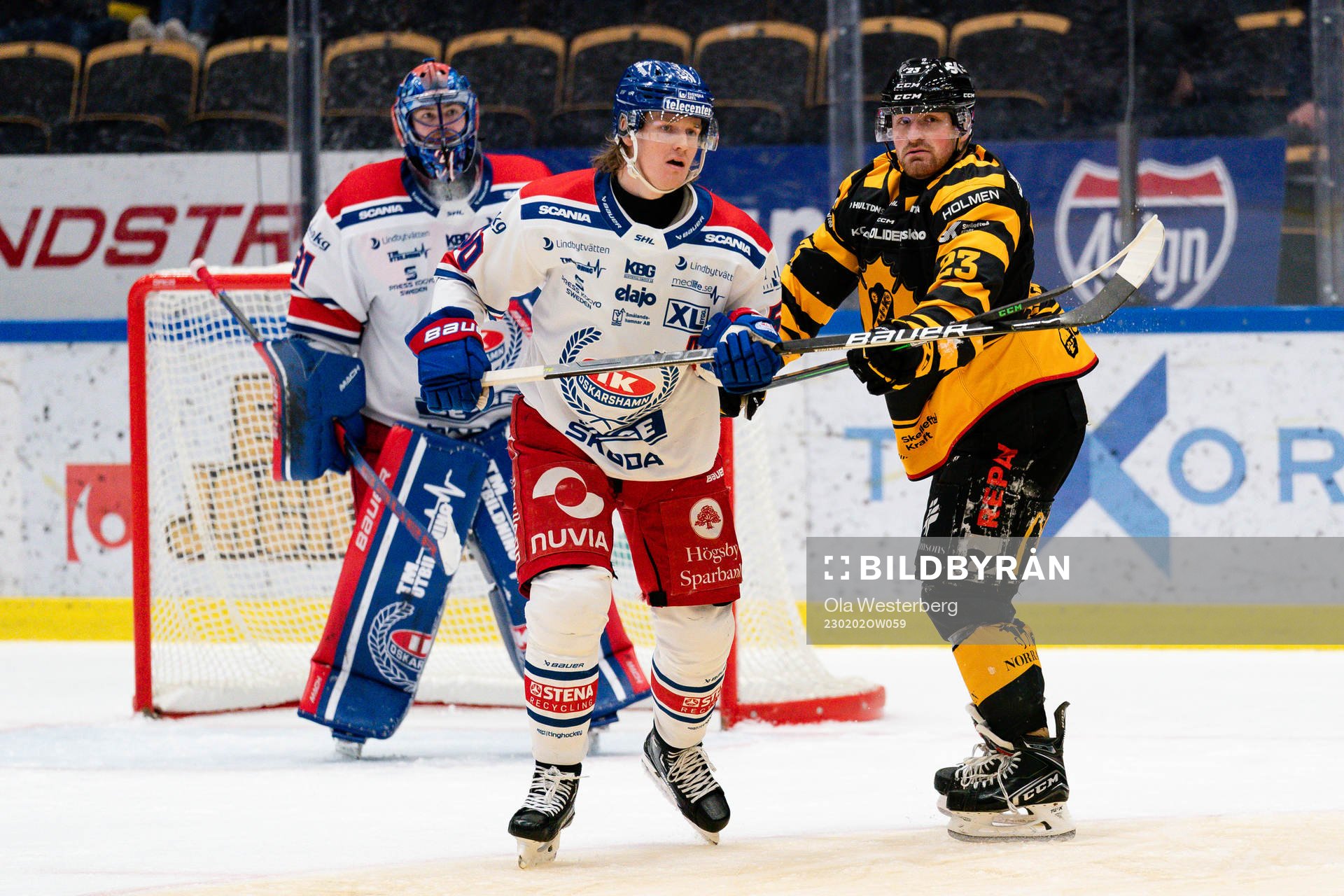 Oskarshamns Juuso Riikola och Skellefteås Adam Mascherin
