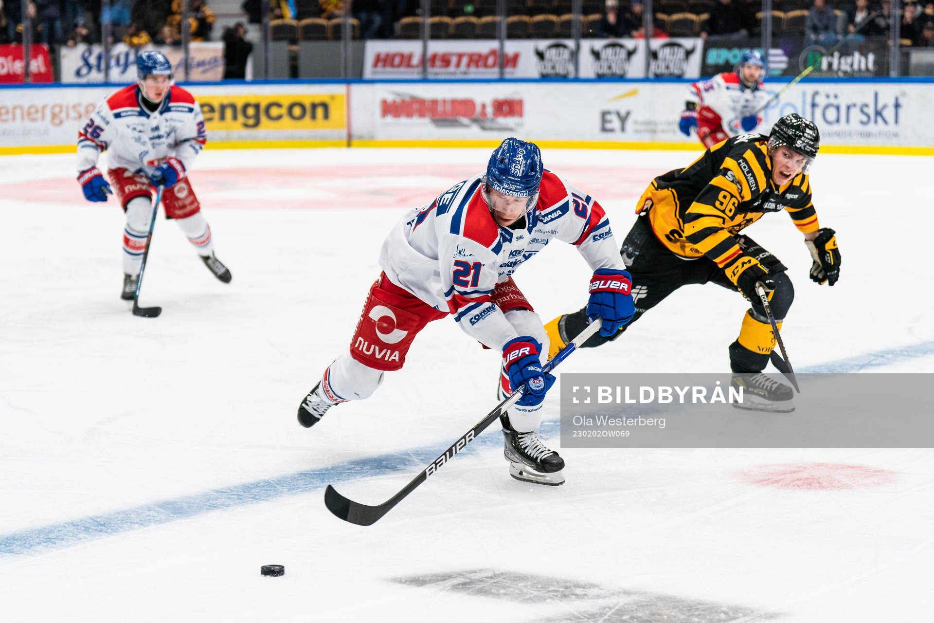Oskarshamns Myles Powell och Skellefteås Rickard Hugg