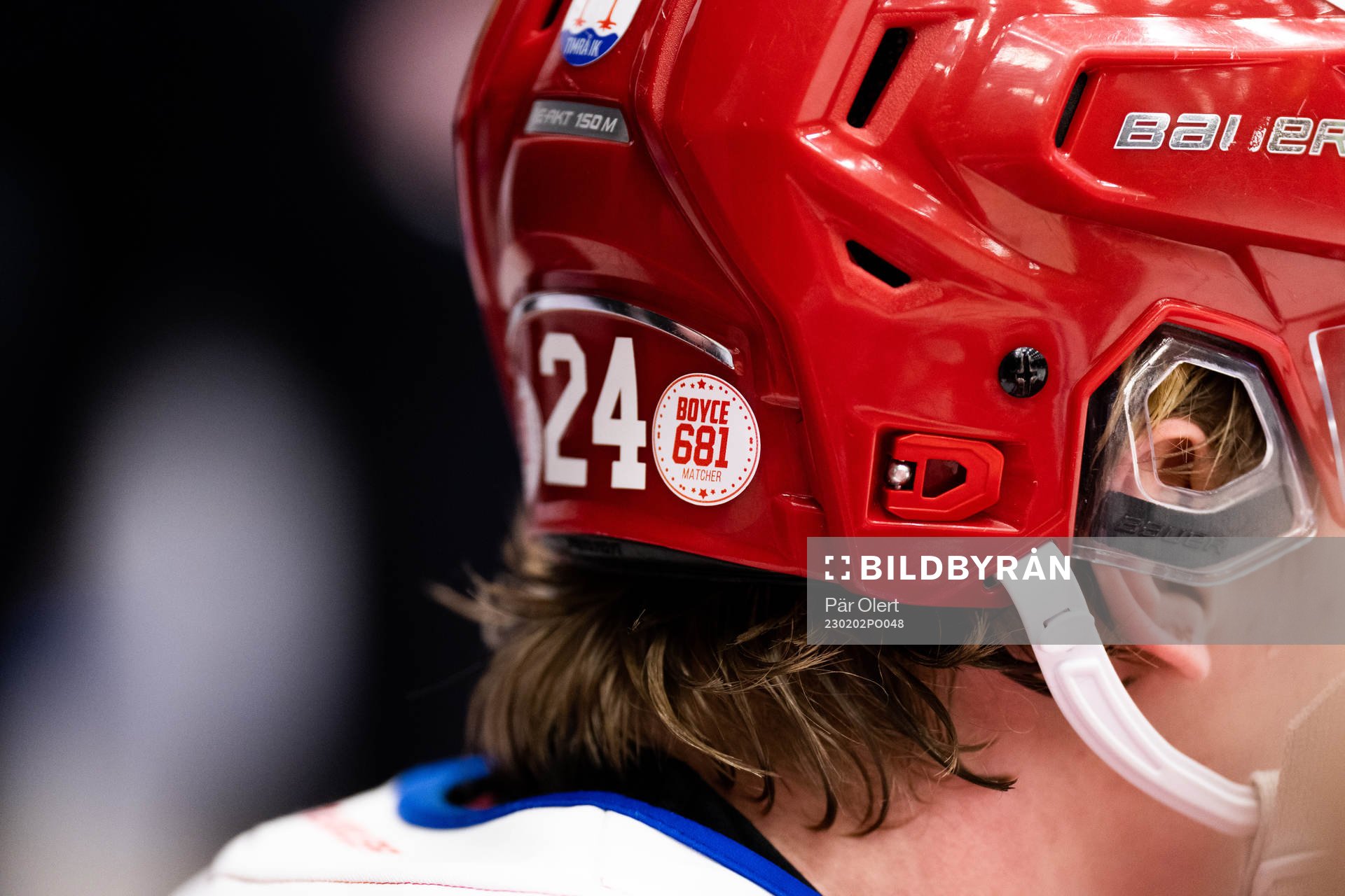 Ett klistermärke som hyllar Jeremy Boyce-Rotevall