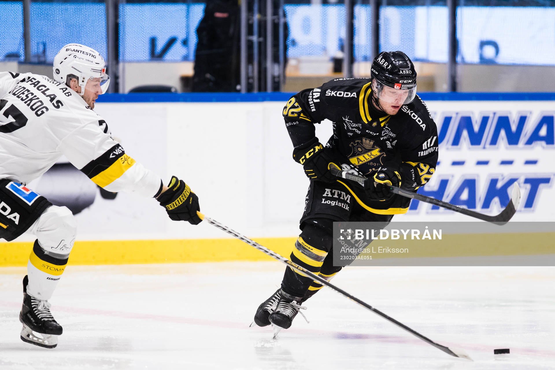 Västerås Ludvig Jardeskog och AIKs Zion Nybeck