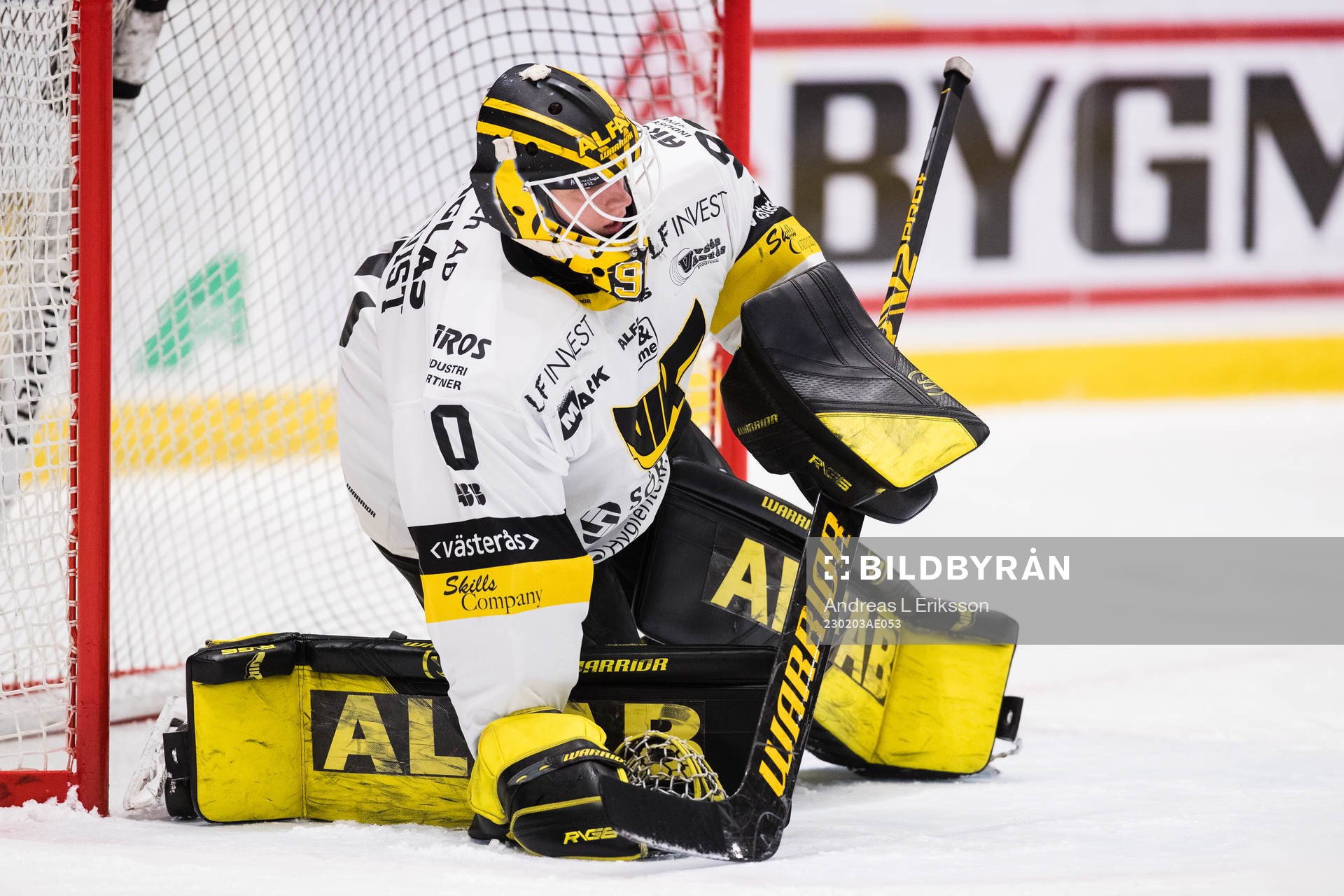 Västerås målvakt Ian Blomquist
