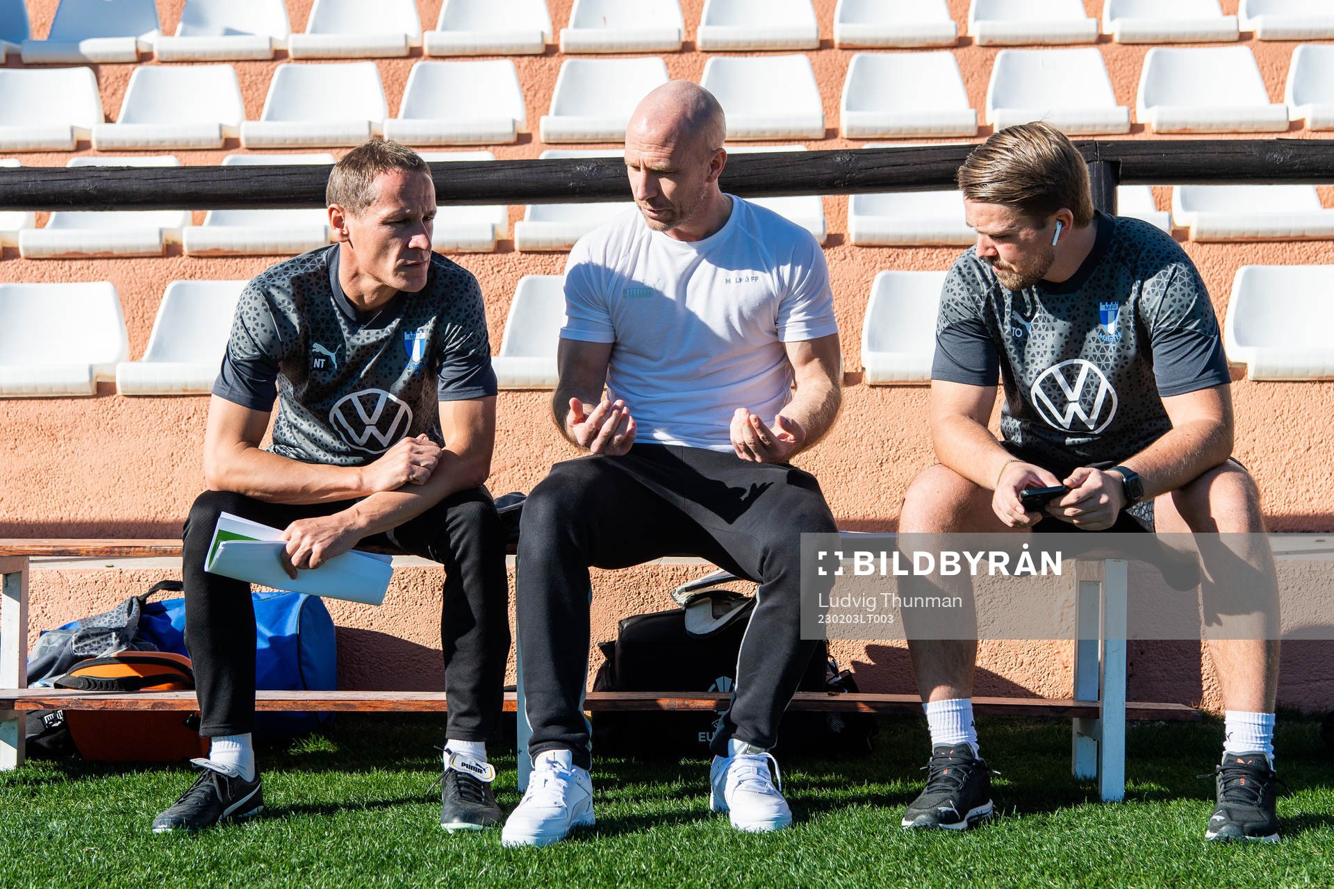 Assistant coach Nikola Trajkovic, head coach Henrik