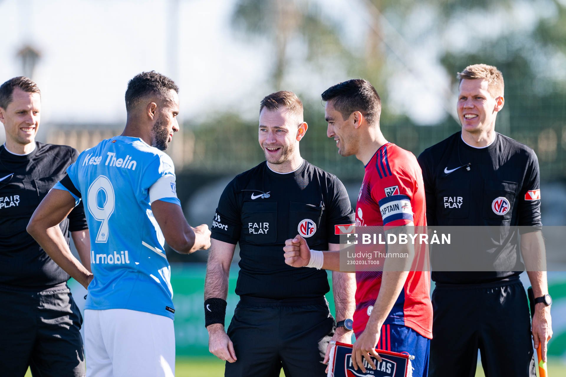 Isaac Kiese Thelin of Malmö FF and Martinez Jose of Dallas