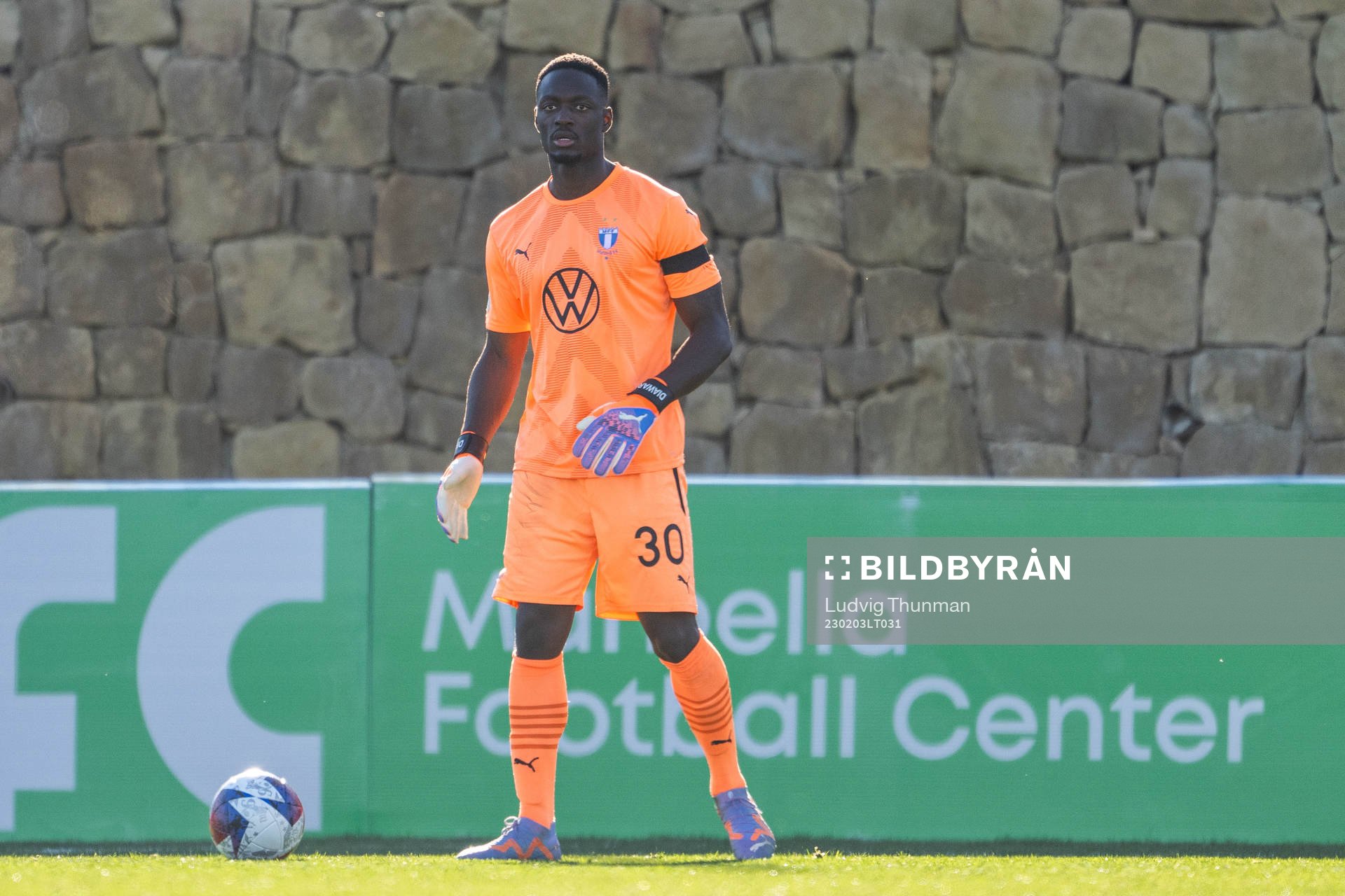 goalkeeper Ismael Diawara of Malmö FF