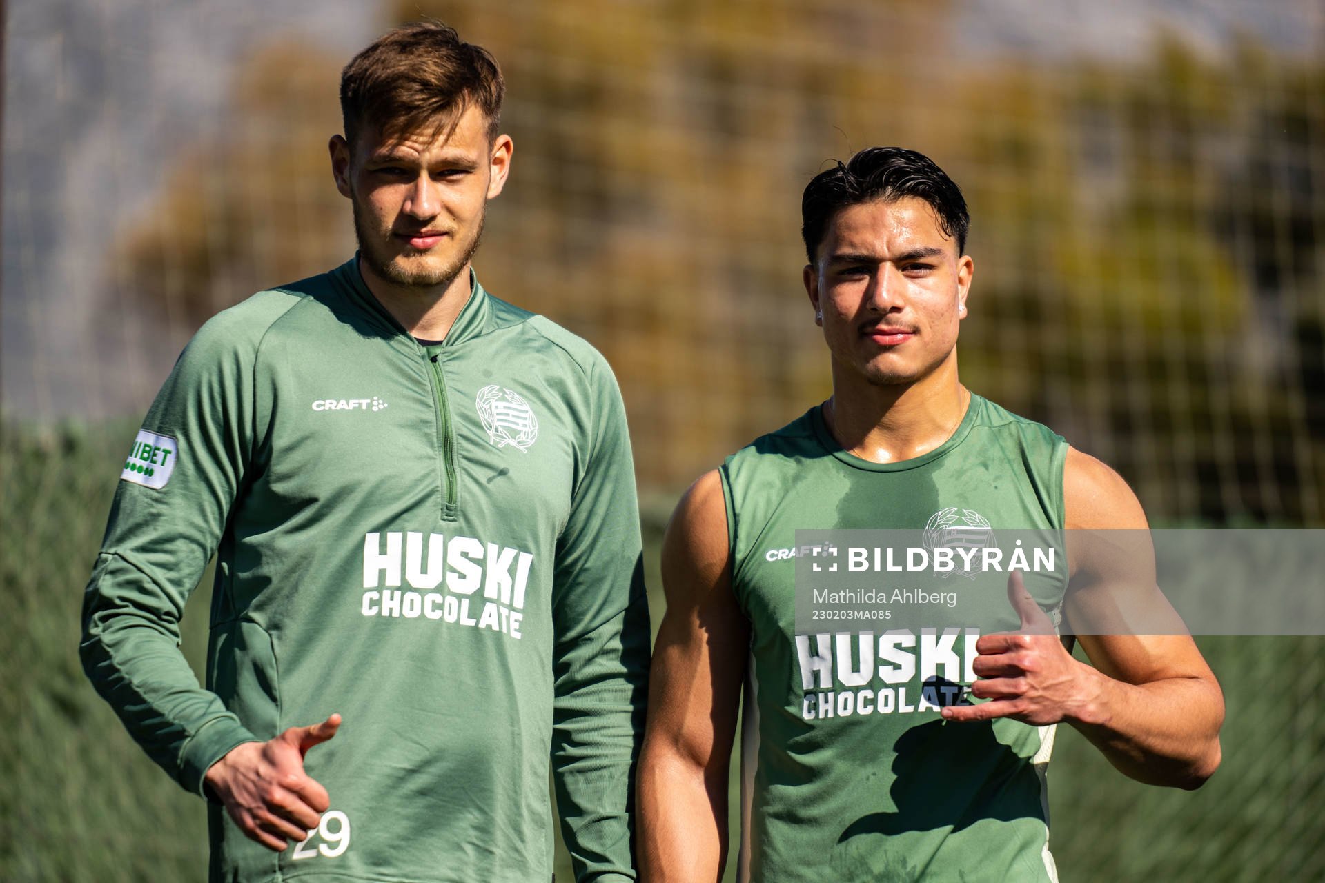 Ludvig Svanberg och Jusef Erabi