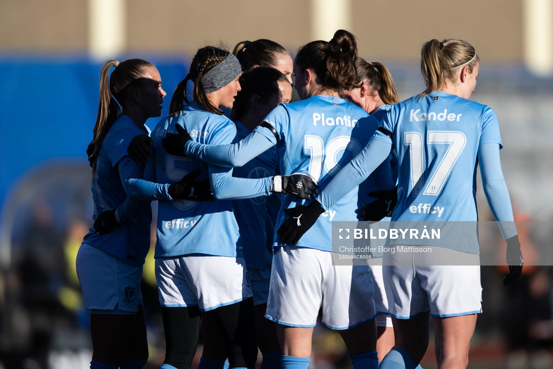 Malmö FFs spelare jublar