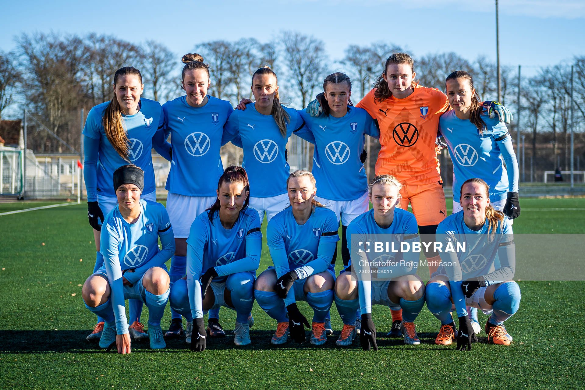 Malmö FFs spelare vid en lagbild