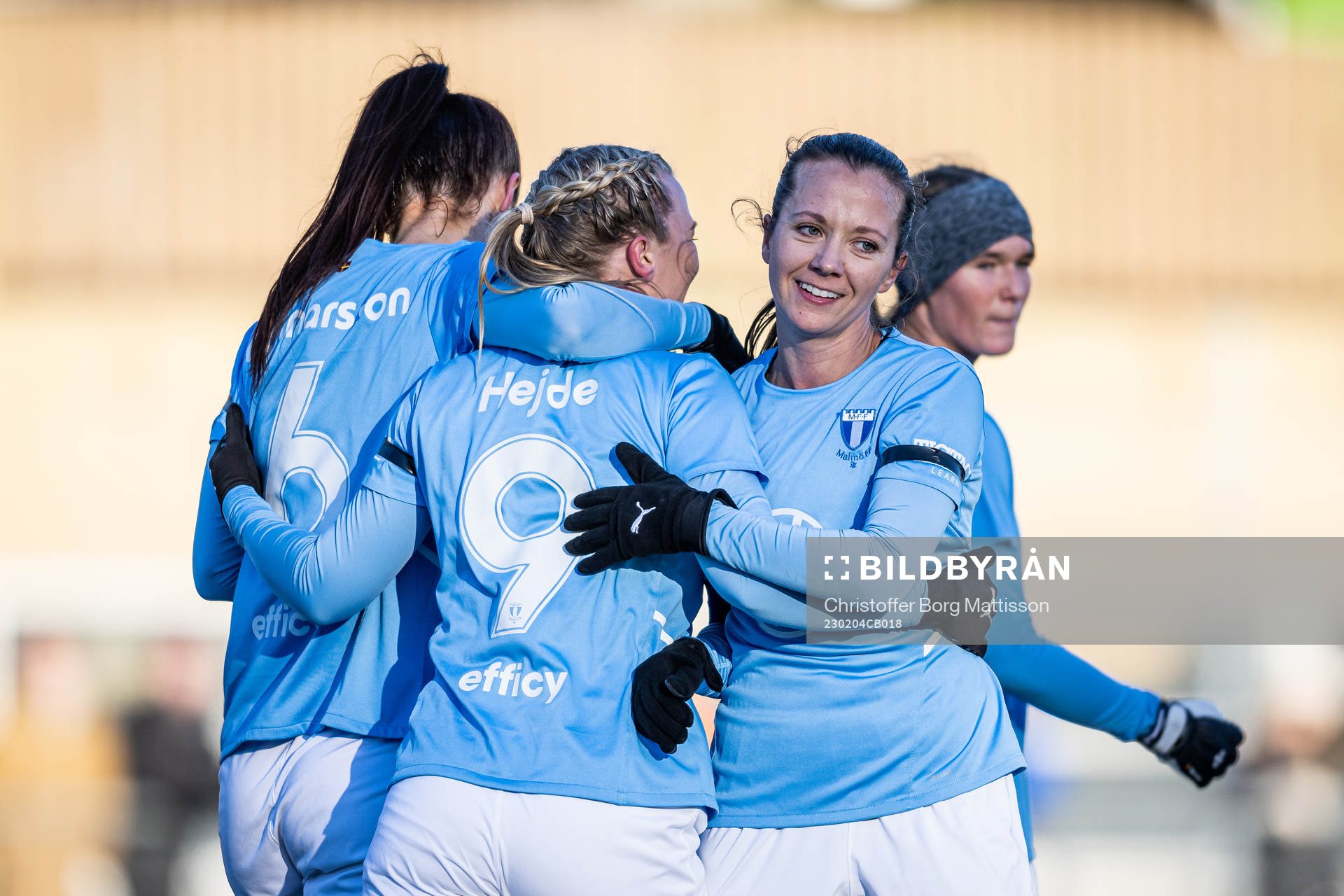 Malmö FFs Madeleine Hejde jublar
