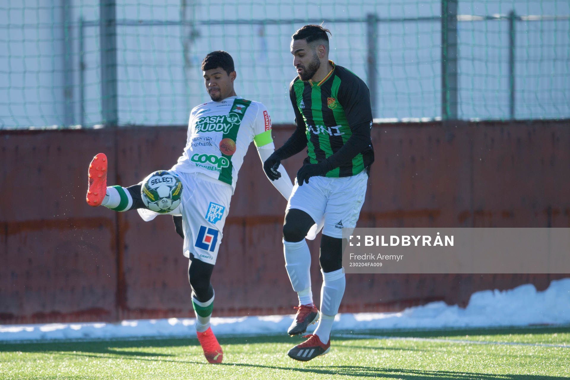 Varbergs Luke Le Roux och GAIS Mervan Celik