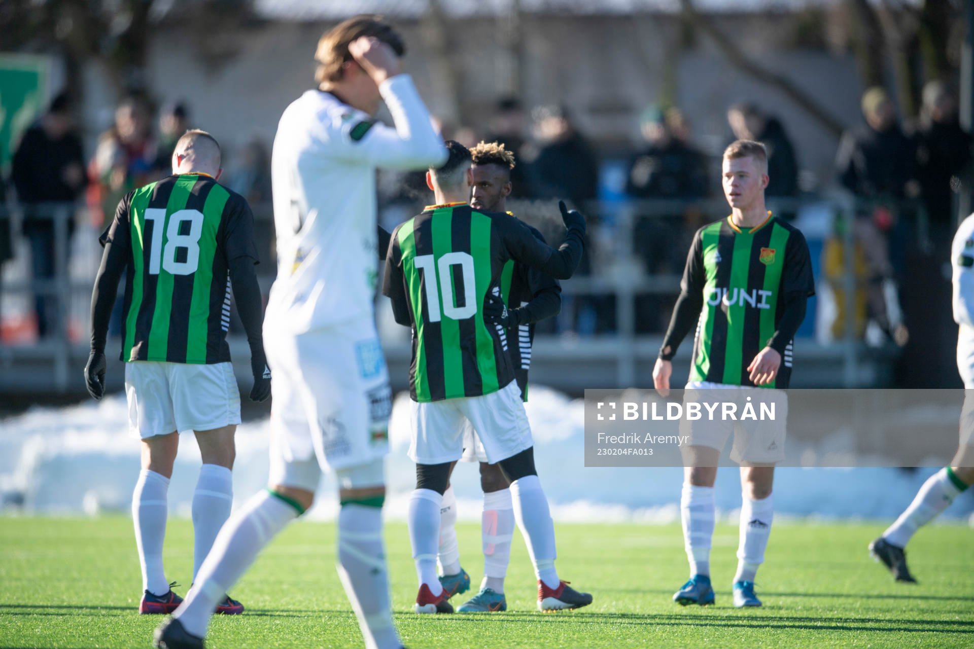 GAIS spelare jublar