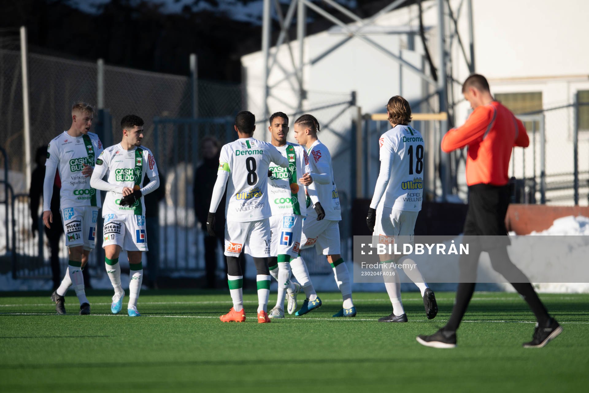 Varbergs spelare jublar