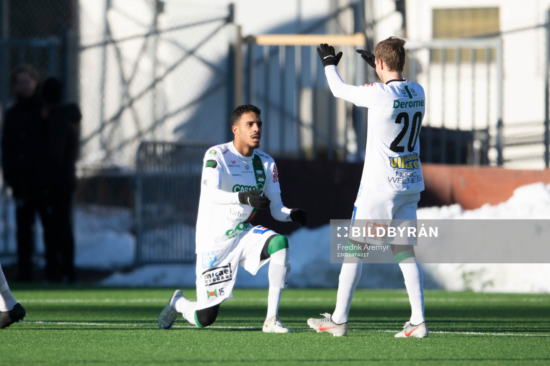 Varbergs målskytt Eliton Pardinho Toreta Junior och Oliver