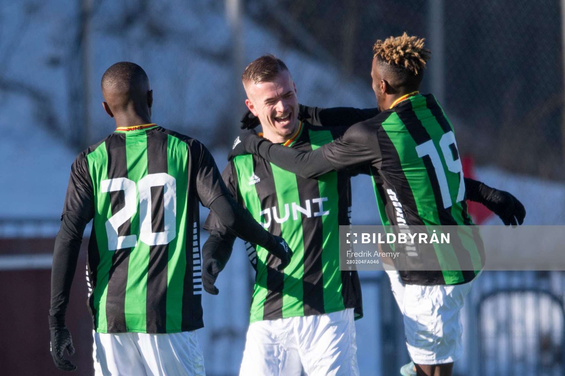 GAIS Chisom Chidi, målskytt Alexander Ahl Holmström och