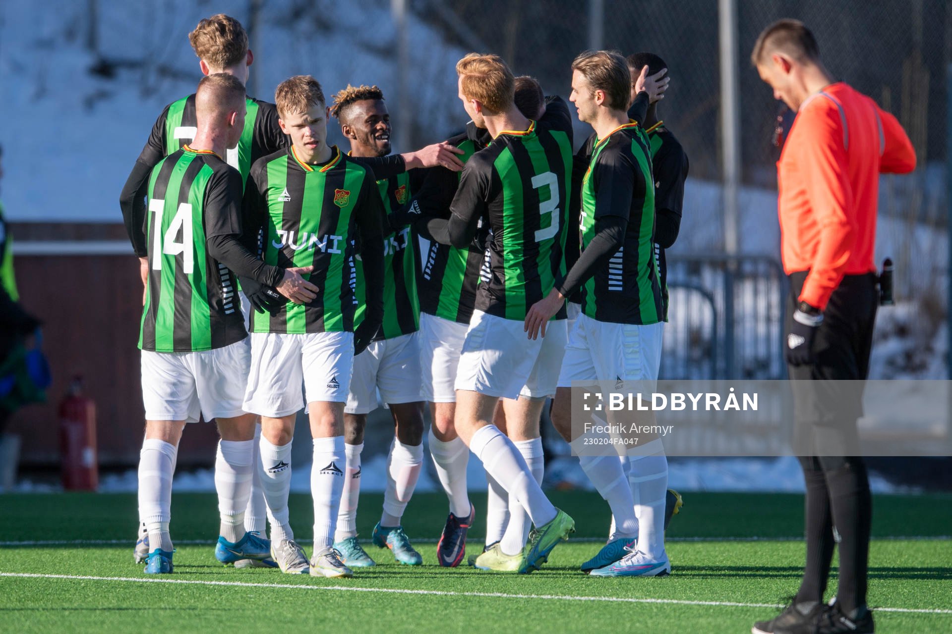 GAIS spelare jublar