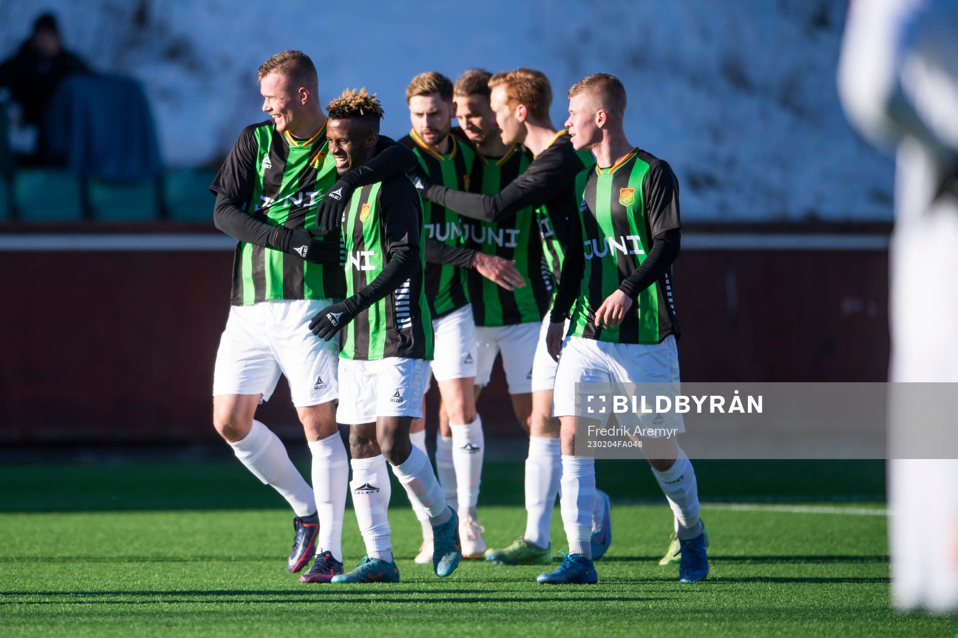 GAIS spelare jublar