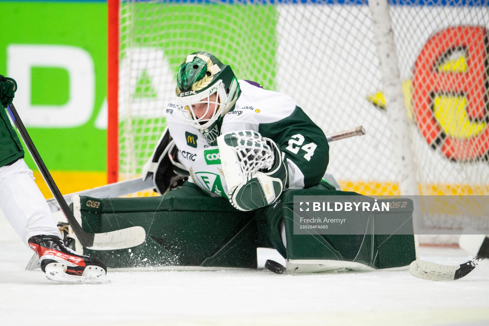 Färjestads Målvakt Jule Flötgen