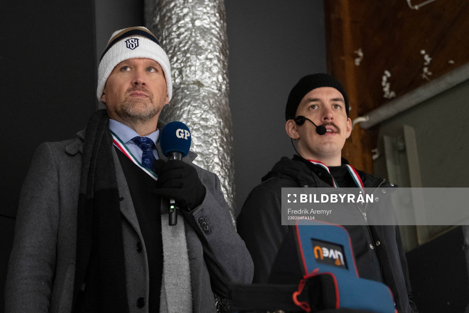 GP´s reportrar Johan Rylander och Andreas Johnsson