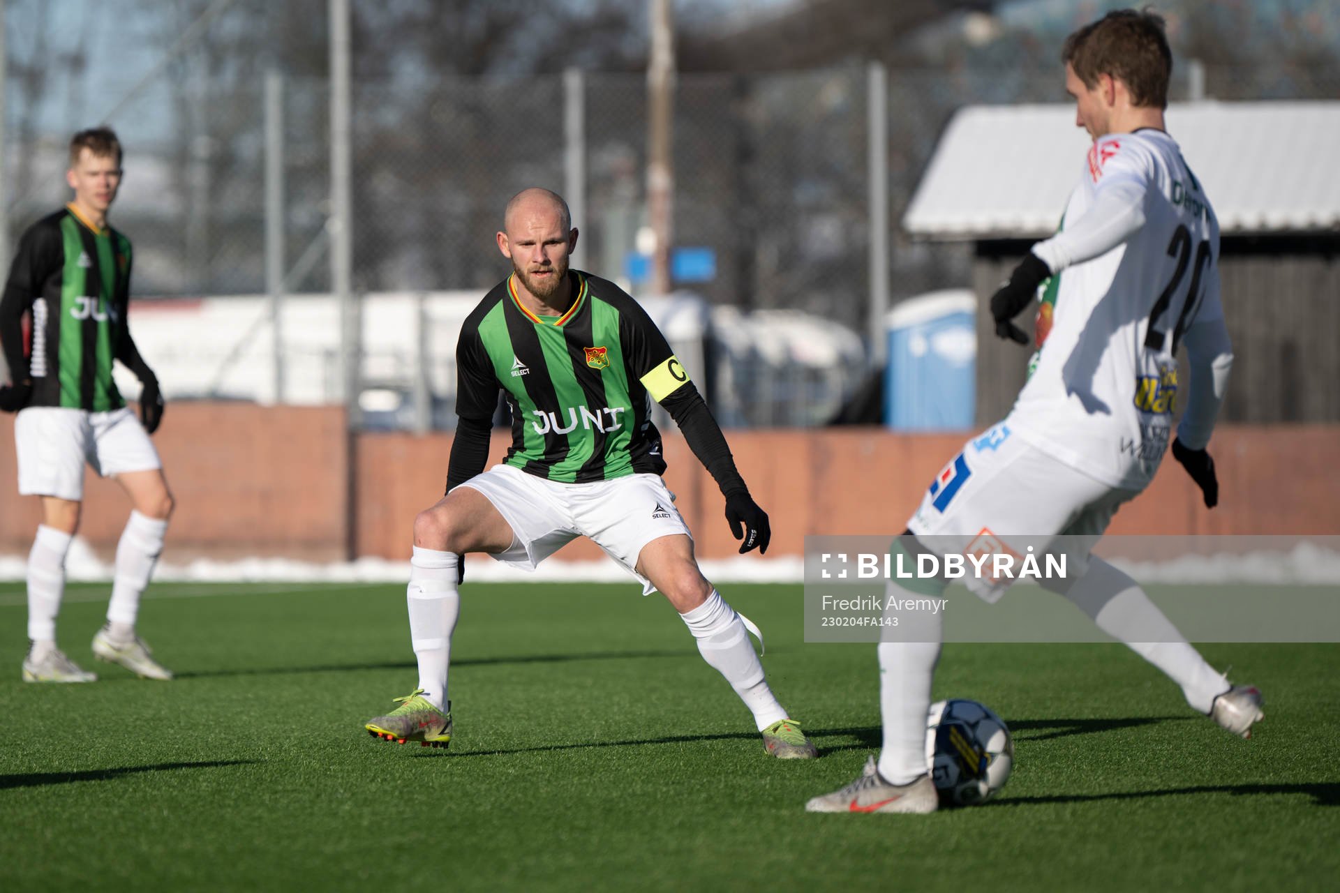 GAIS Niklas Andersen och Varbergs Oliver Silverholt